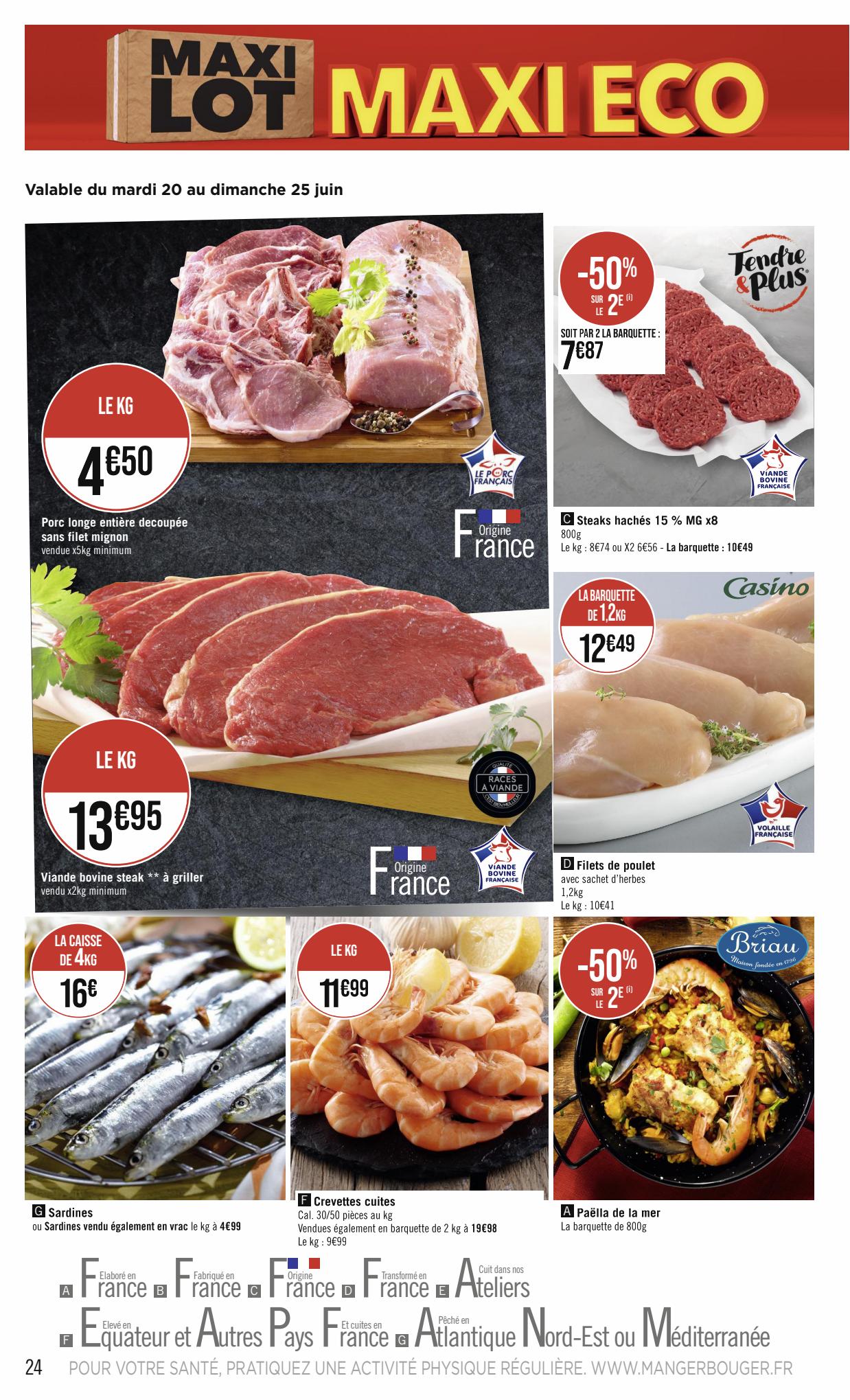 Catalogue Géant Casino 18 Juin – 2 Juillet 2023 Page 24