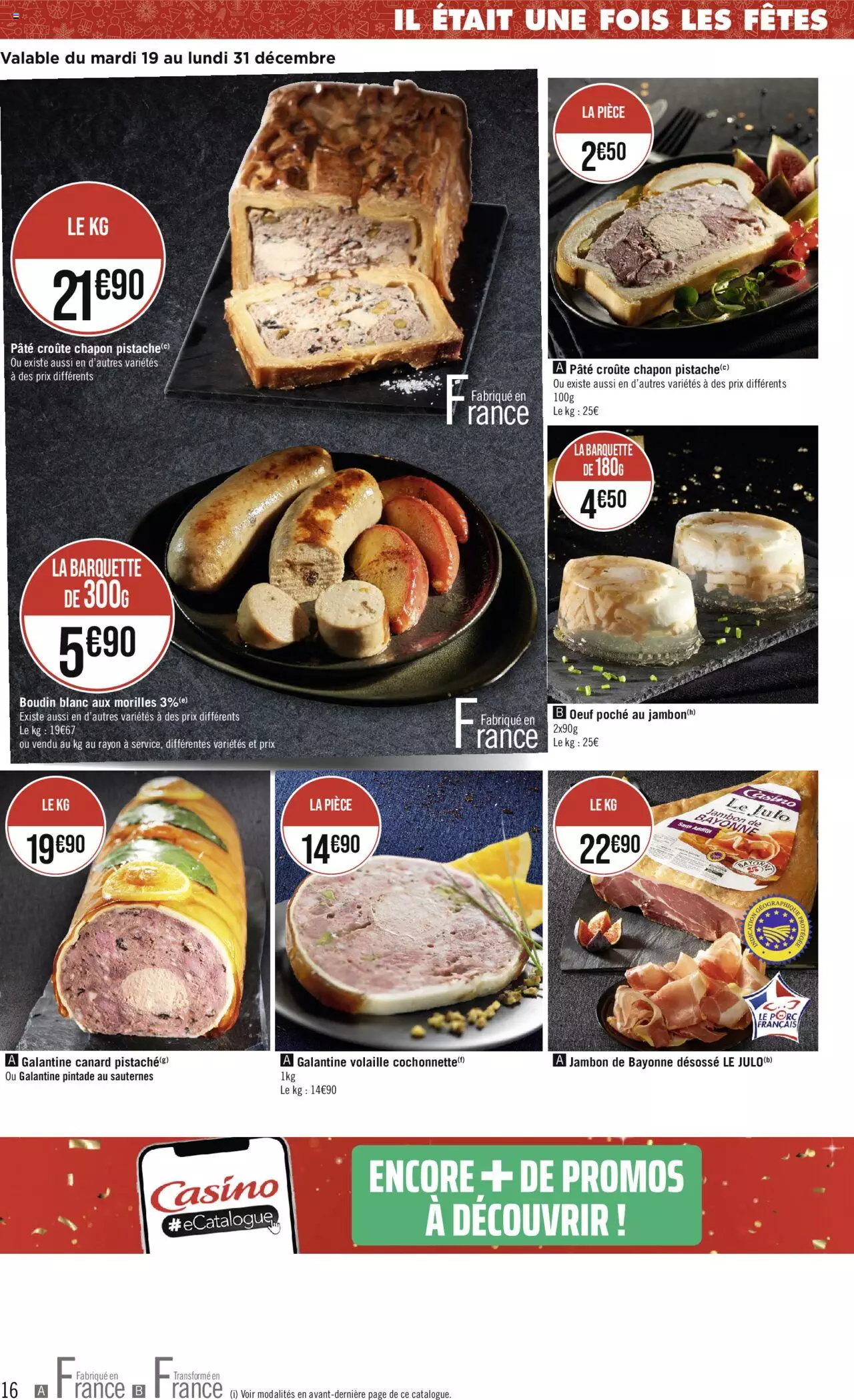 Catalogue Géant Casino 19 Déc – 1 Jan 2024 Page 16