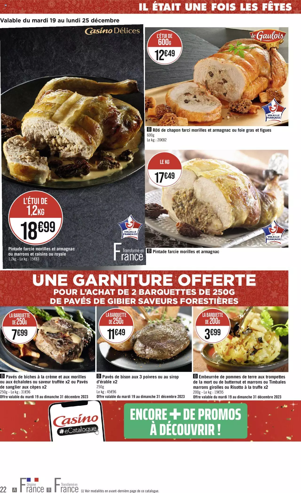 Catalogue Géant Casino 19 Déc – 1 Jan 2024 Page 22
