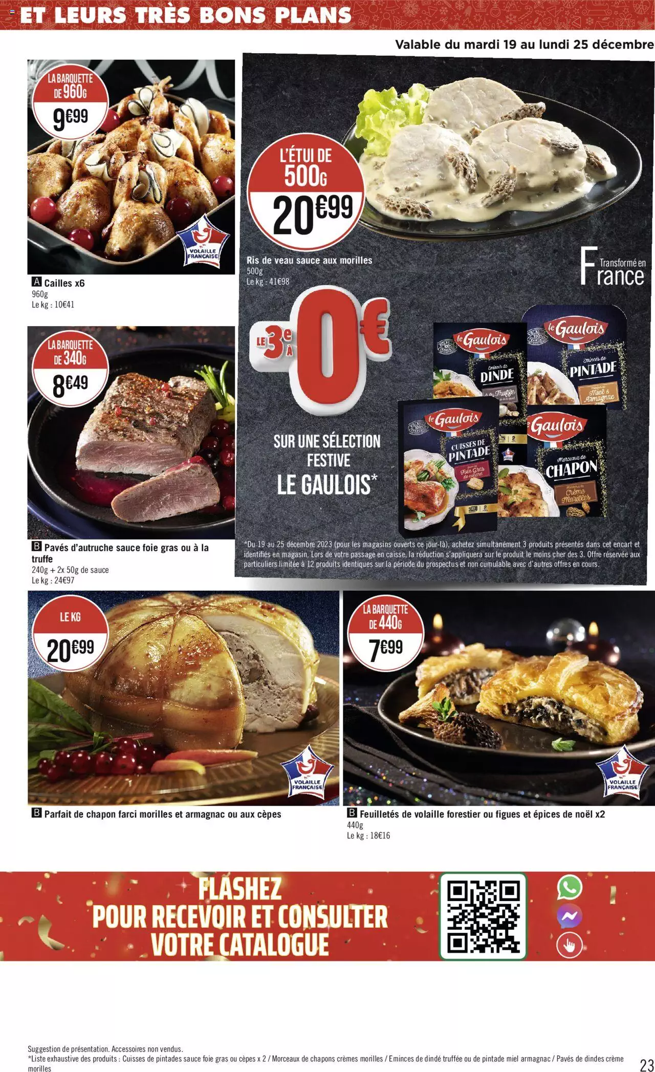 Catalogue Géant Casino 19 Déc – 1 Jan 2024 Page 23