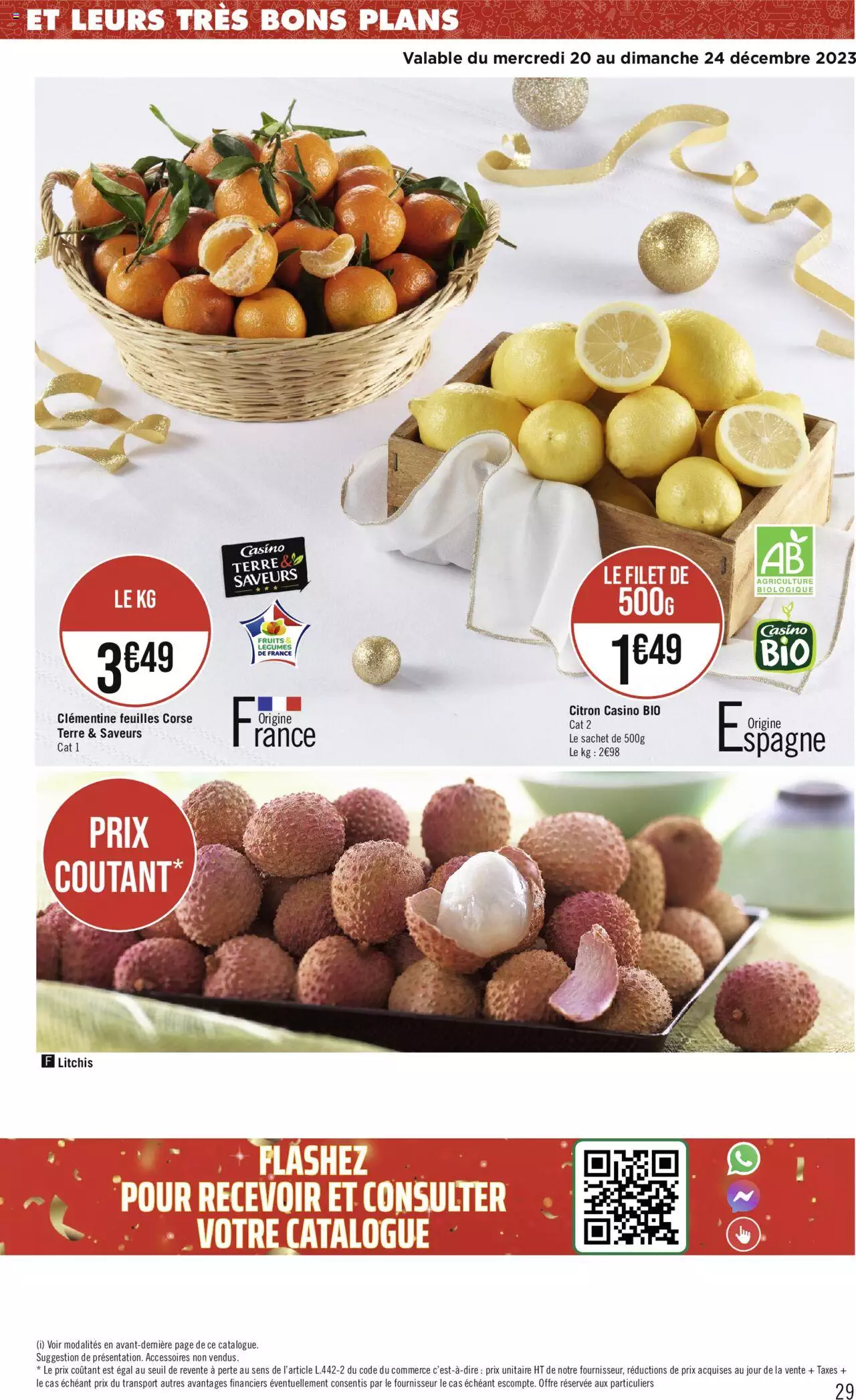 Catalogue Géant Casino 19 Déc – 1 Jan 2024 Page 29