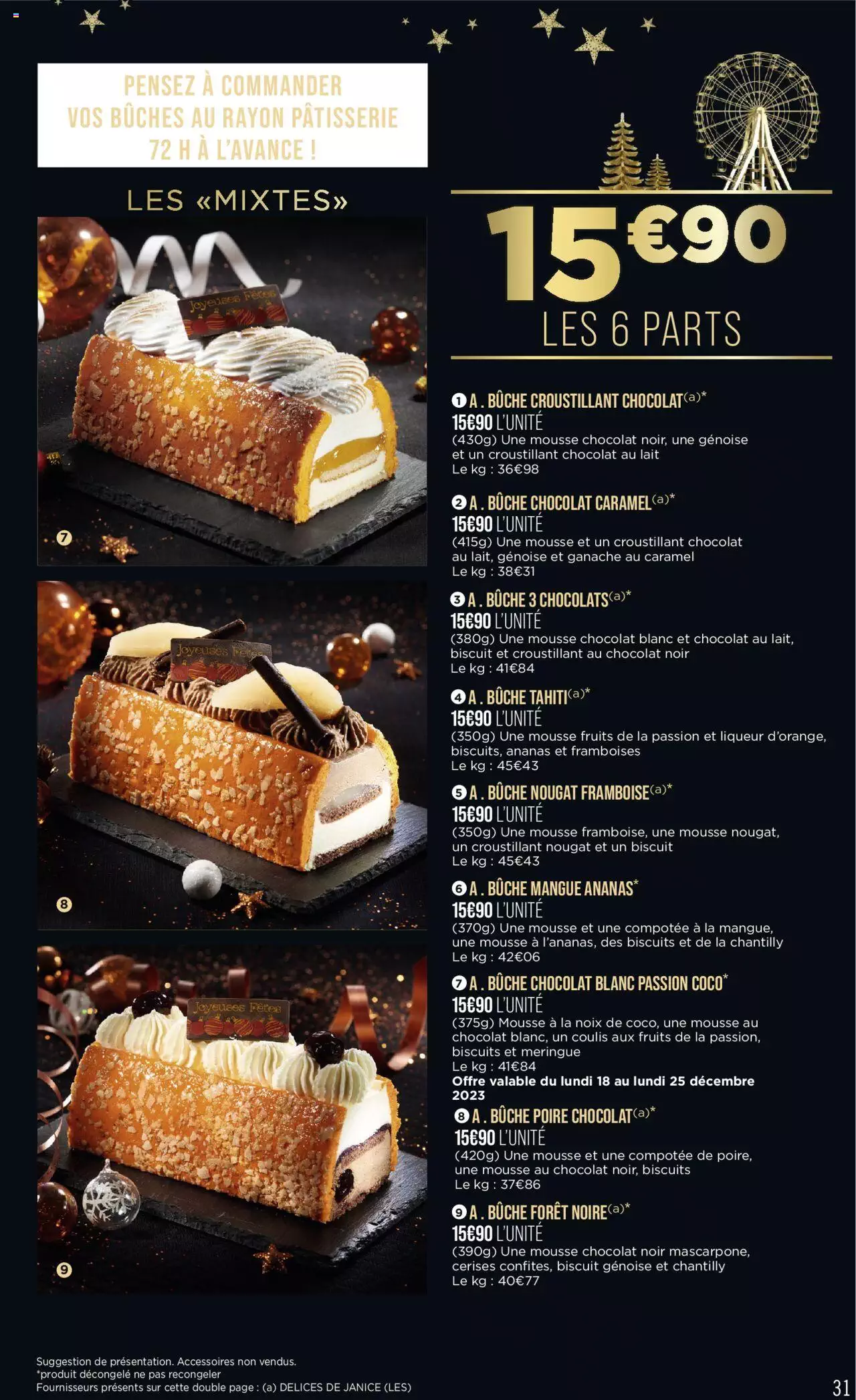 Catalogue Géant Casino 19 Déc – 1 Jan 2024 Page 31