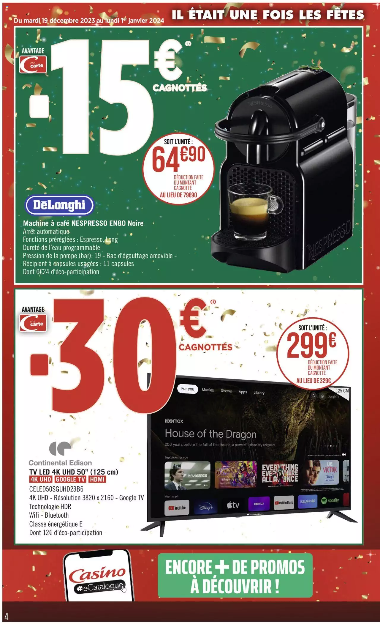 Catalogue Géant Casino 19 Déc – 1 Jan 2024 Page 4