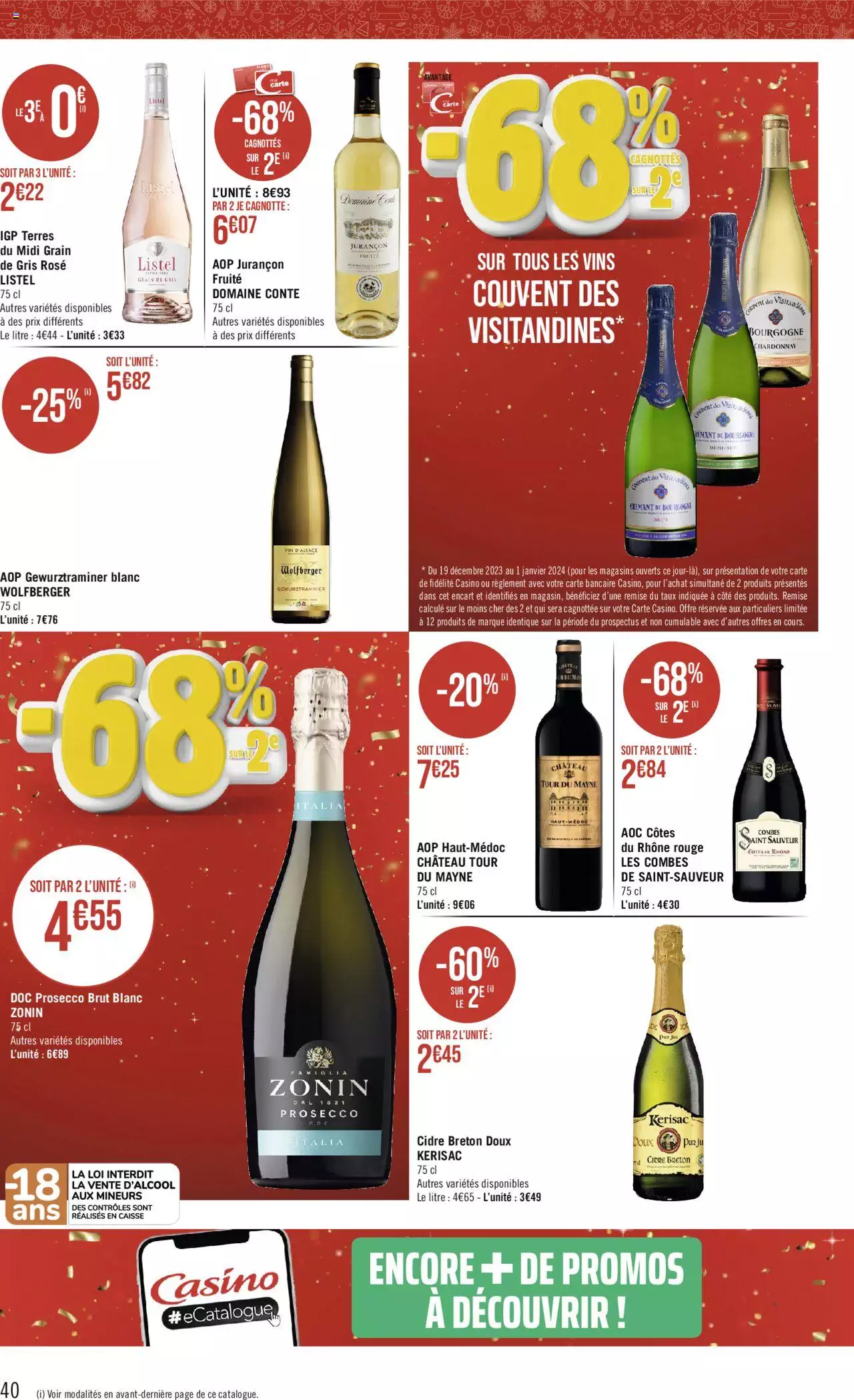 Catalogue Géant Casino 19 Déc – 1 Jan 2024 Page 40