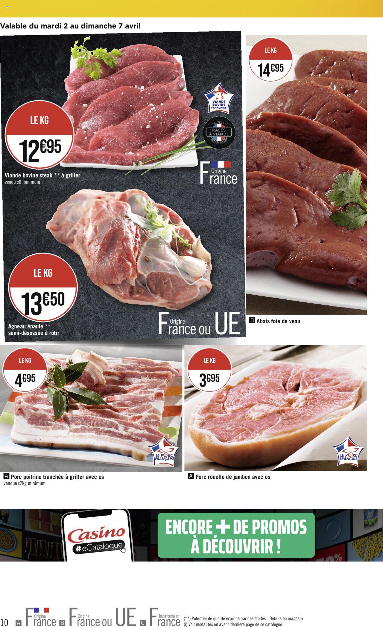 Catalogue Géant Casino 2 – 14 Avril 2024 Page 10