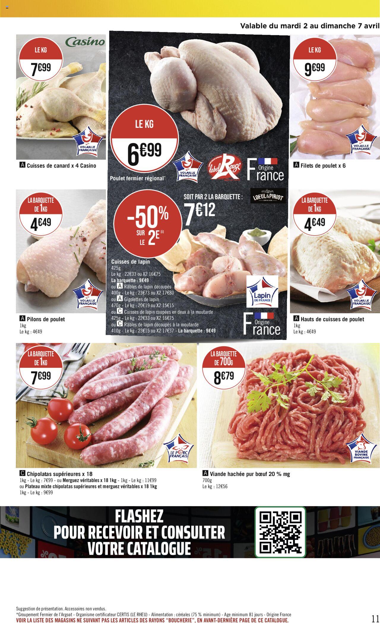 Catalogue Géant Casino 2 – 14 Avril 2024 Page 11