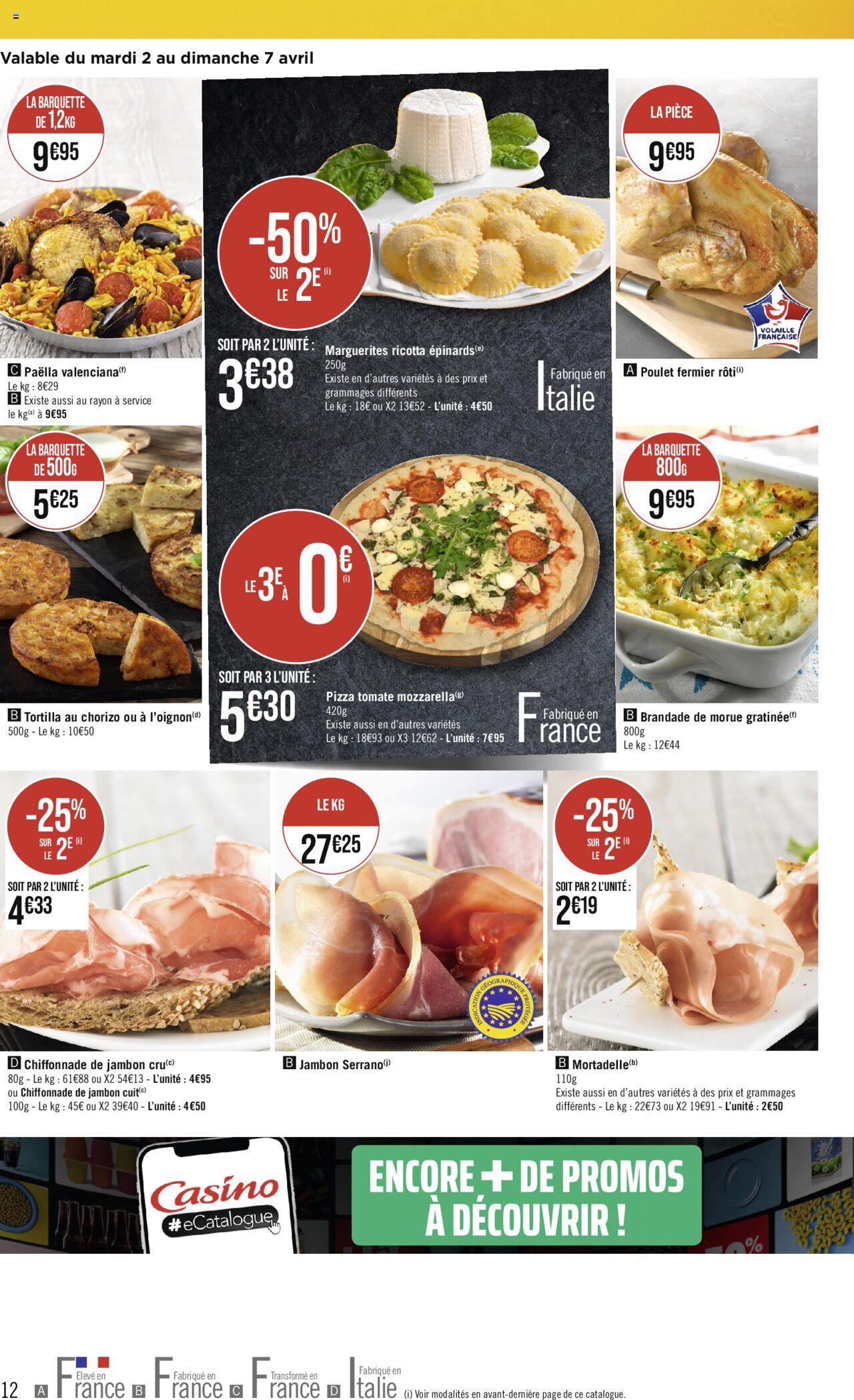 Catalogue Géant Casino 2 – 14 Avril 2024 Page 12