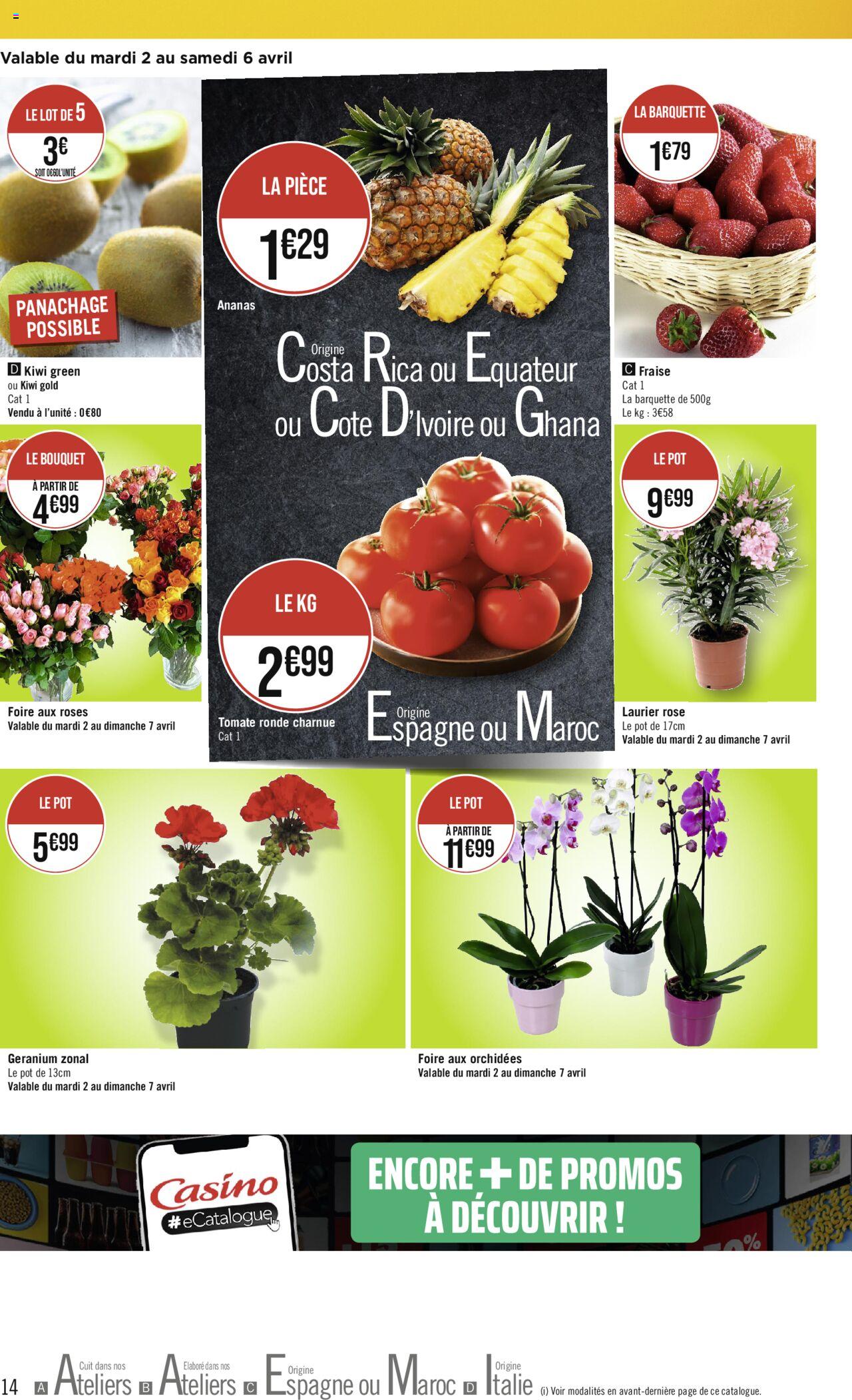 Catalogue Géant Casino 2 – 14 Avril 2024 Page 14