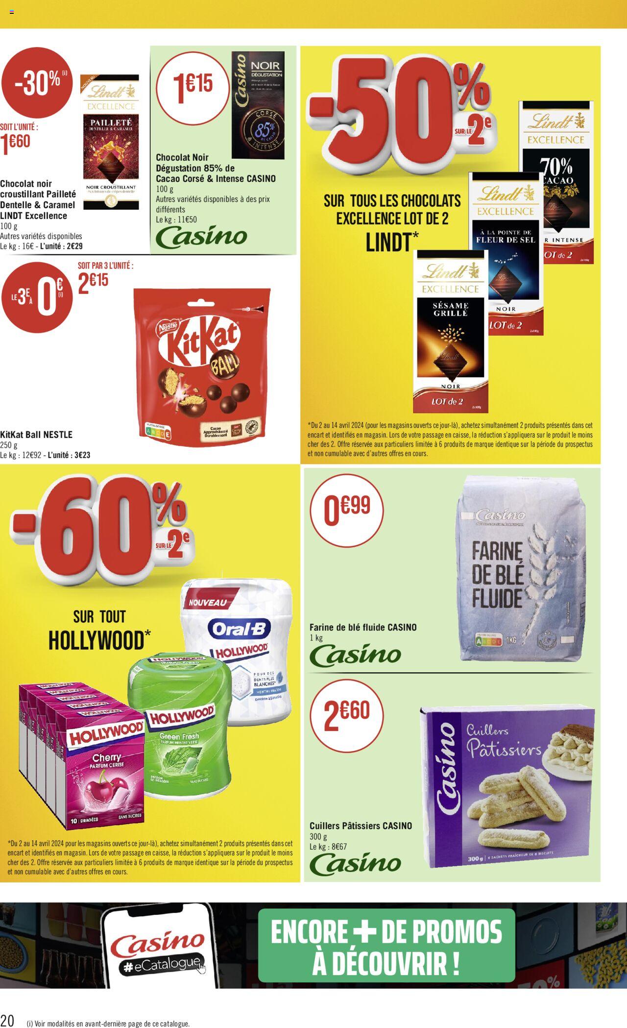 Catalogue Géant Casino 2 – 14 Avril 2024 Page 20