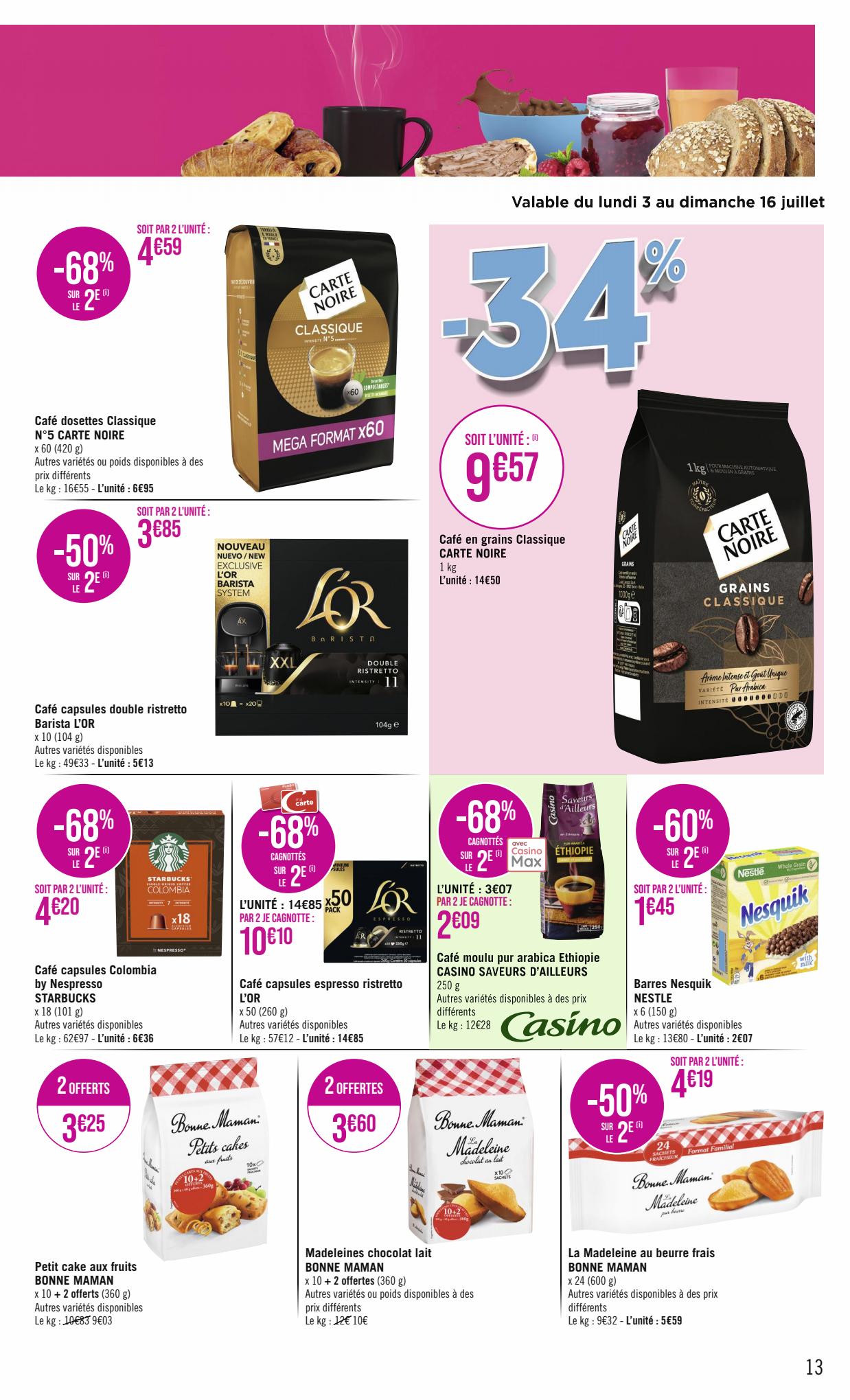 Catalogue Géant Casino 2 – 16 Juillet 2023 Page 13