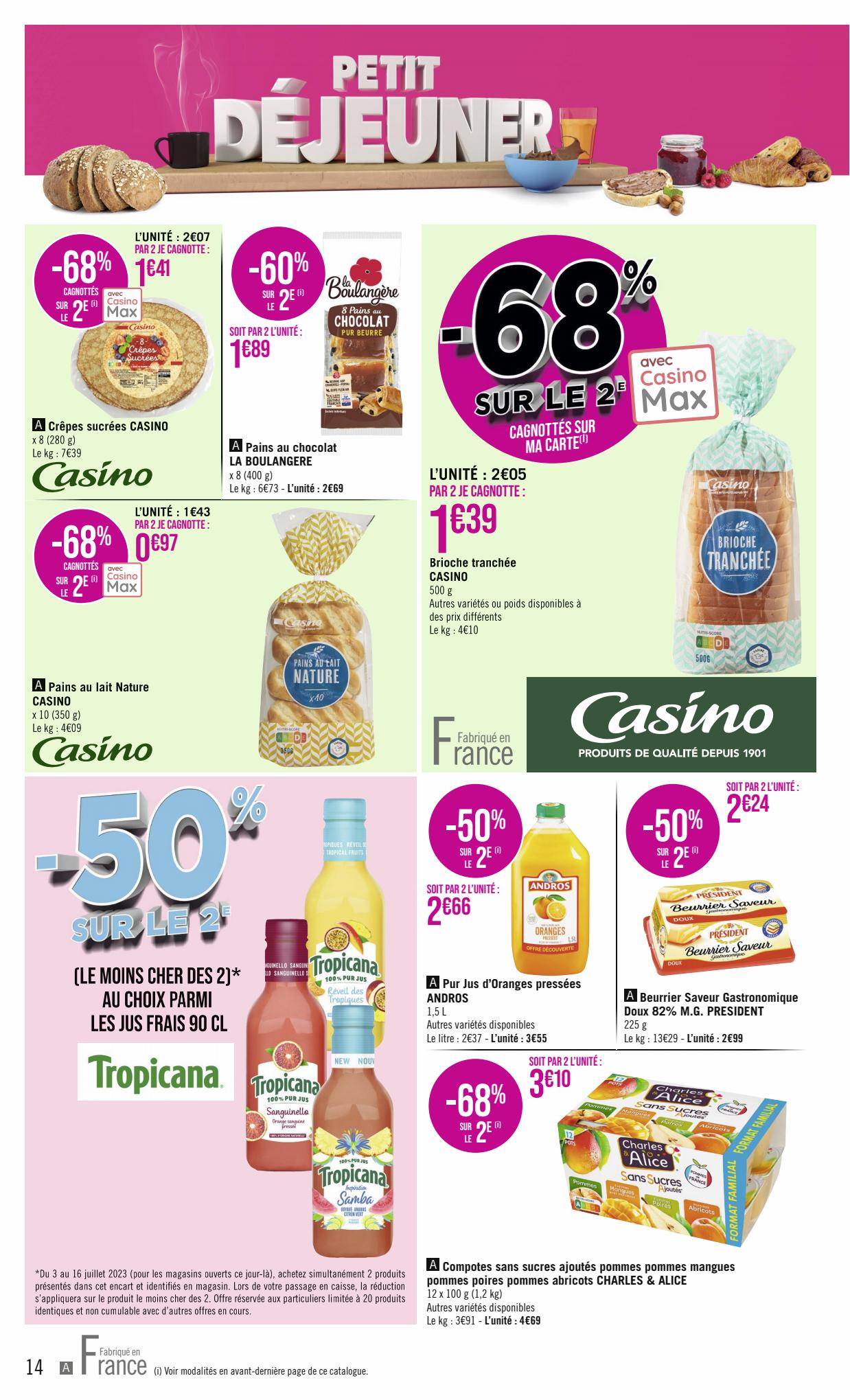 Catalogue Géant Casino 2 – 16 Juillet 2023 Page 14