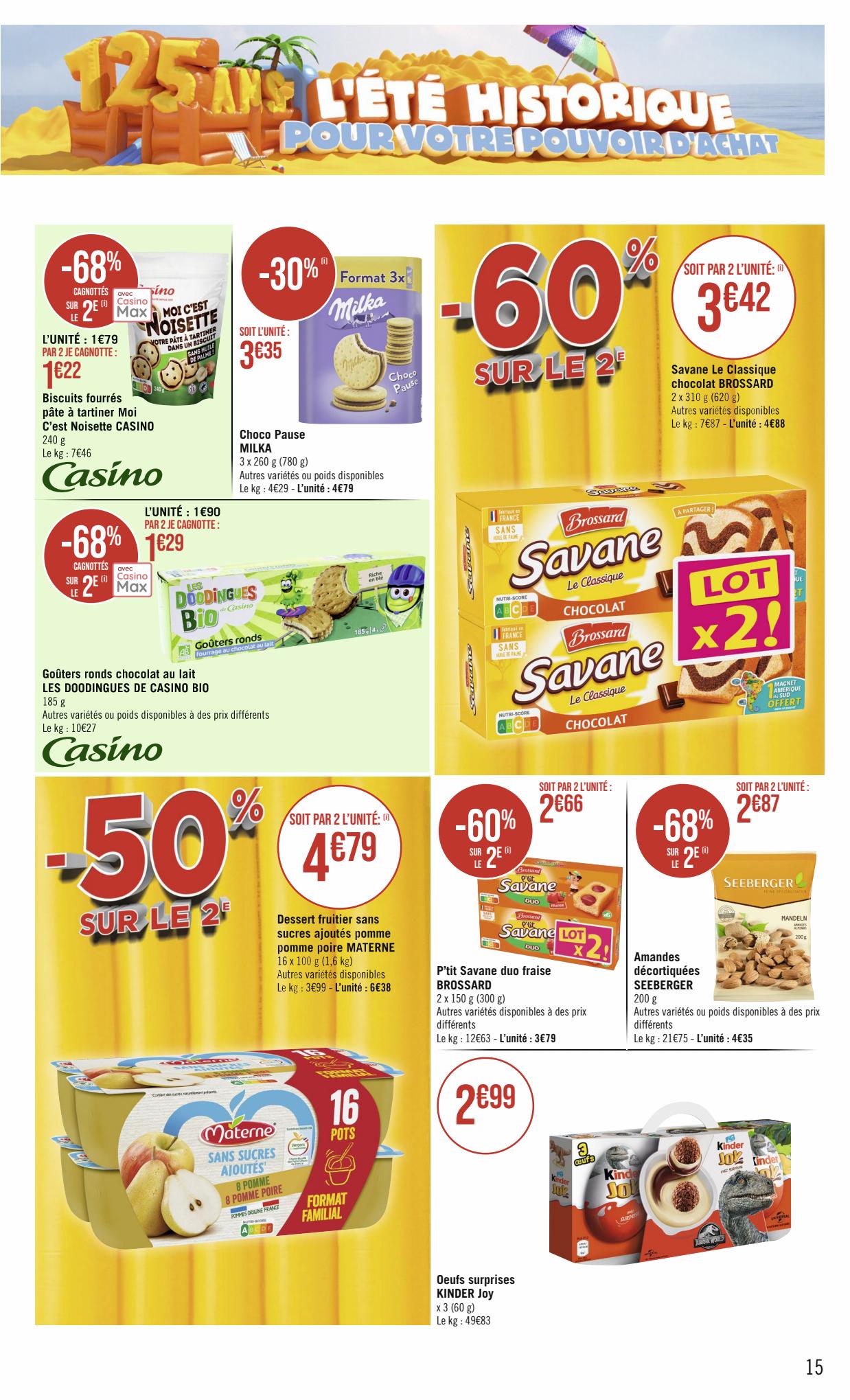 Catalogue Géant Casino 2 – 16 Juillet 2023 Page 15