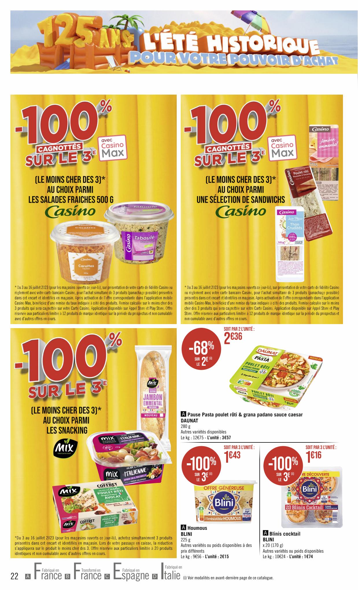 Catalogue Géant Casino 2 – 16 Juillet 2023 Page 22