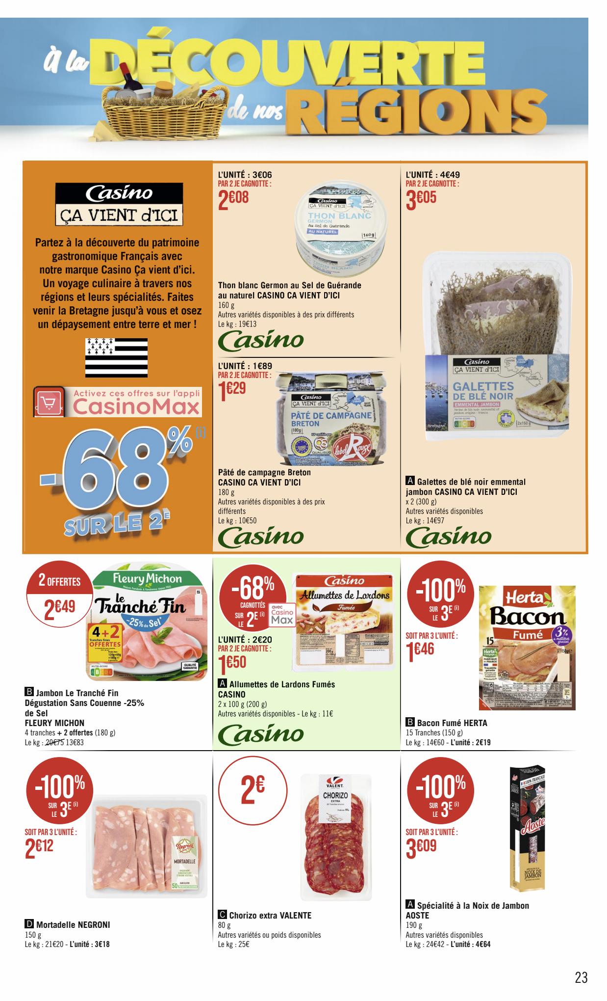 Catalogue Géant Casino 2 – 16 Juillet 2023 Page 23