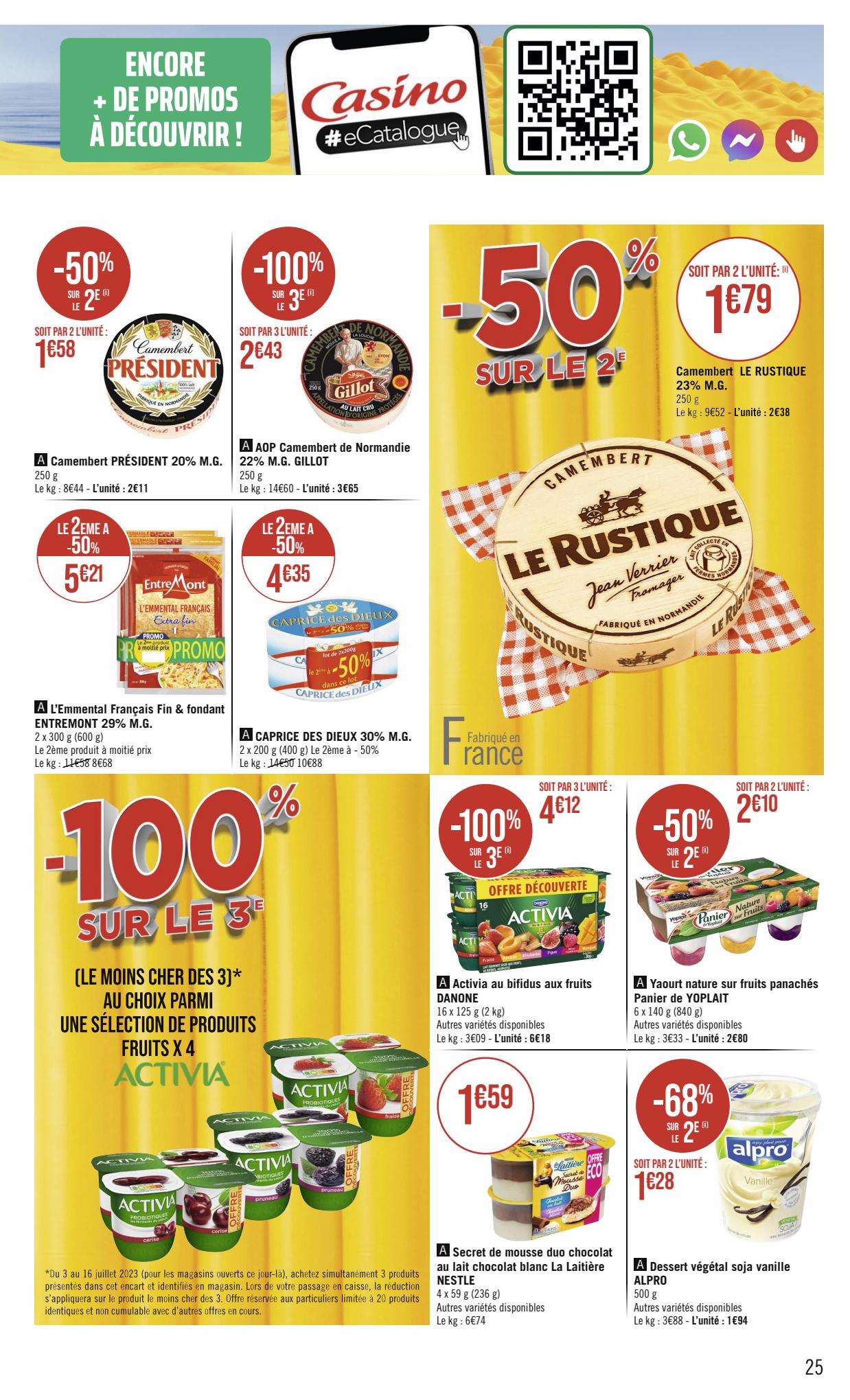 Catalogue Géant Casino 2 – 16 Juillet 2023 Page 25