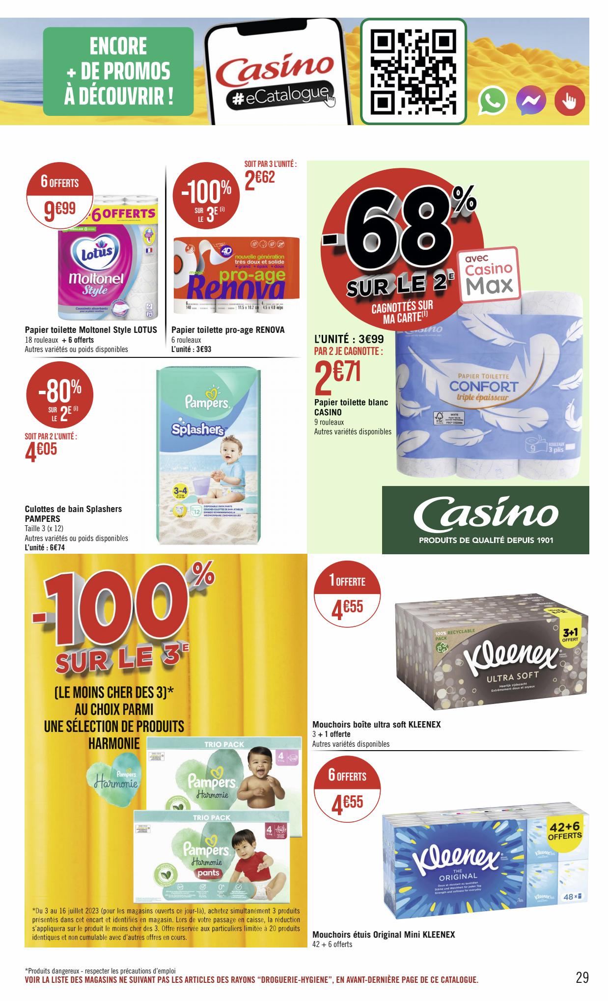 Catalogue Géant Casino 2 – 16 Juillet 2023 Page 29