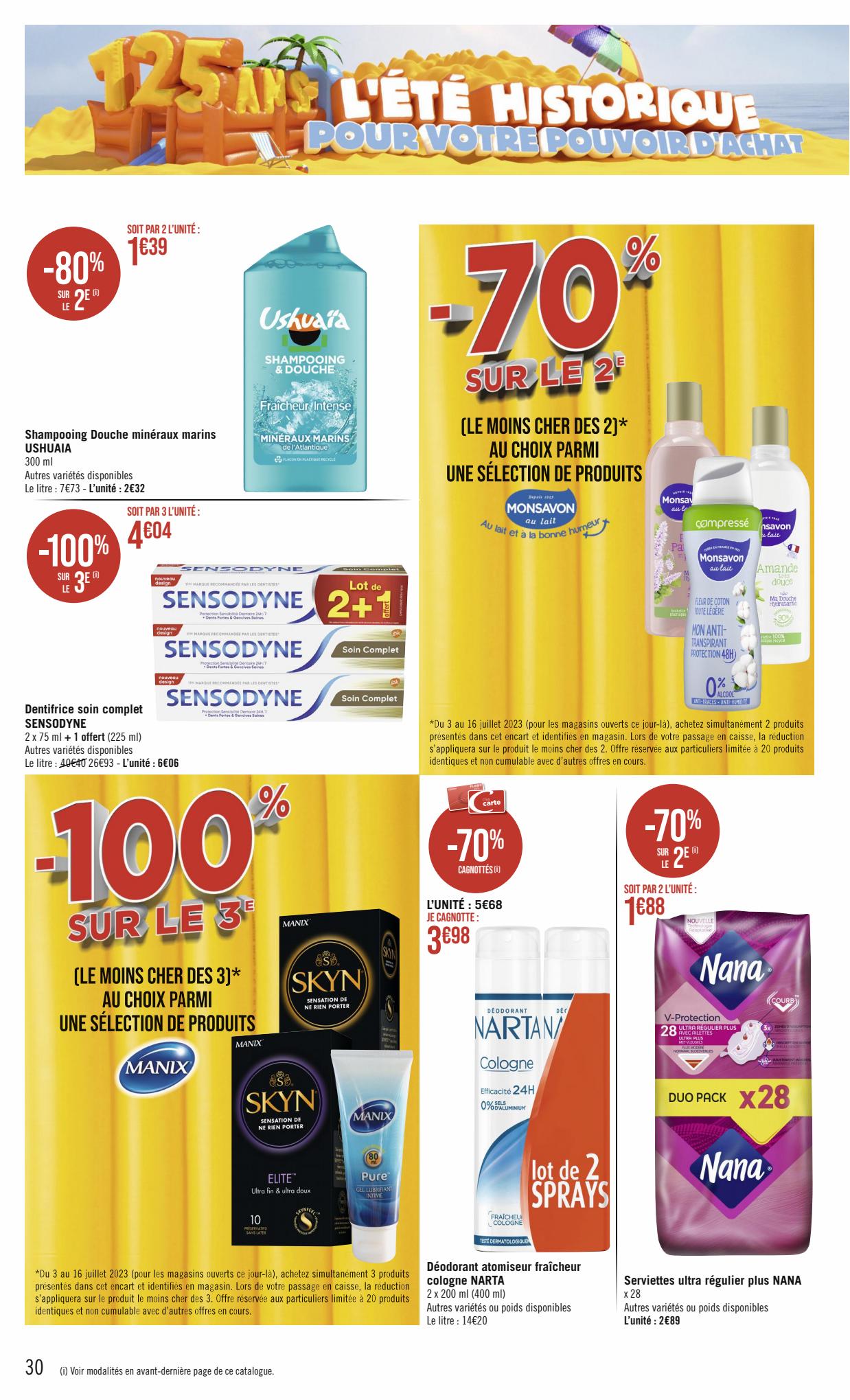 Catalogue Géant Casino 2 – 16 Juillet 2023 Page 30