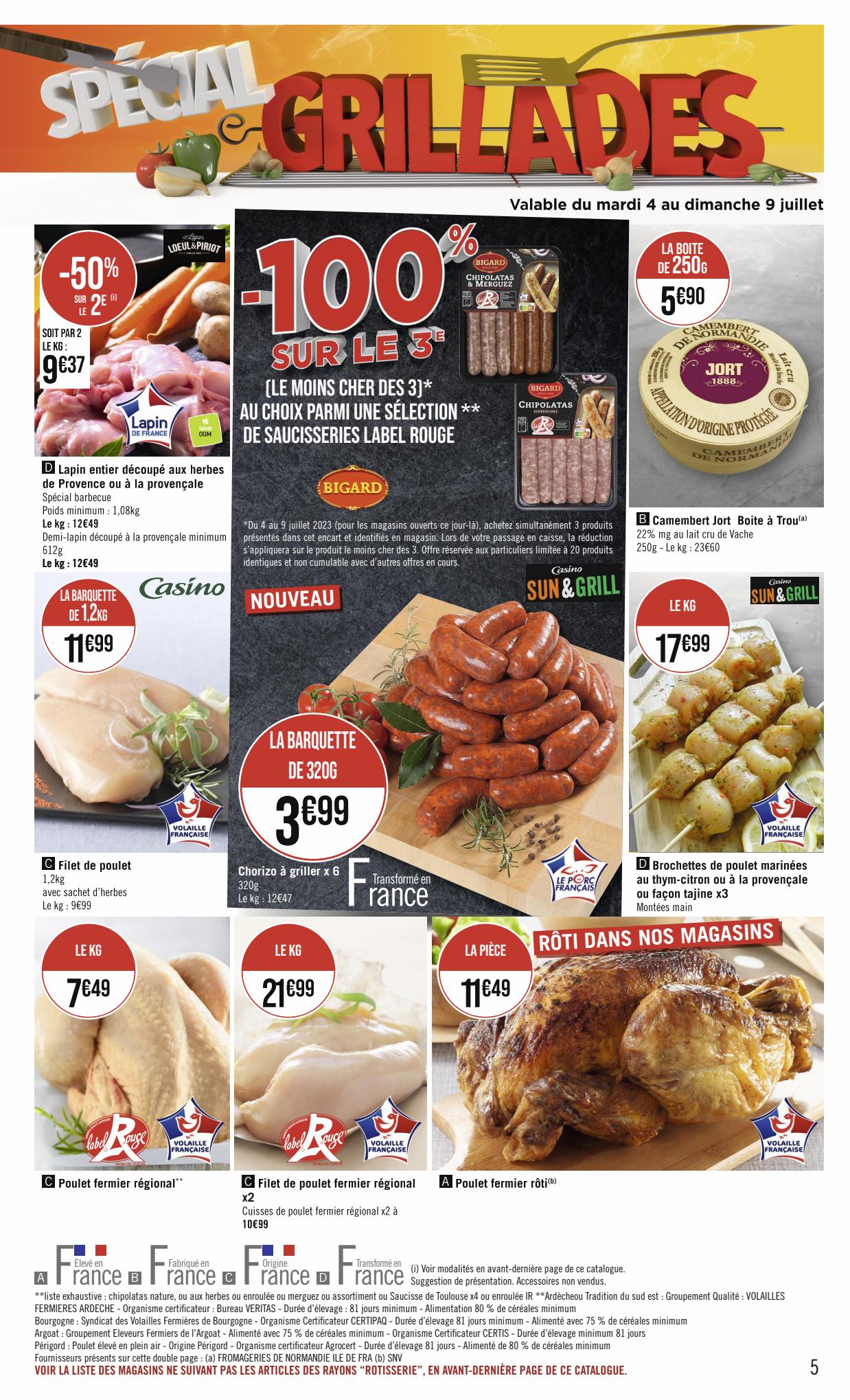 Catalogue Géant Casino 2 – 16 Juillet 2023 Page 5