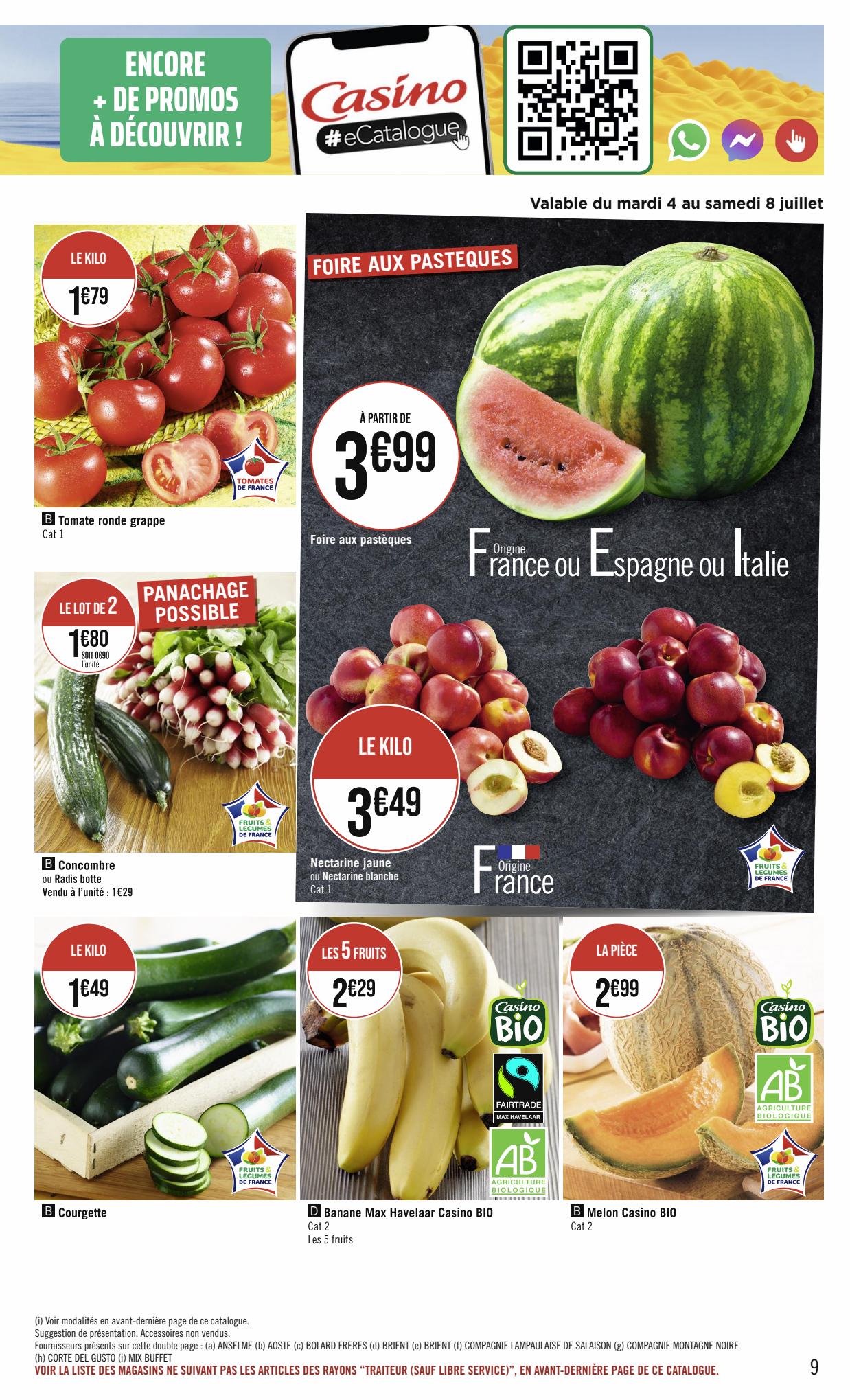 Catalogue Géant Casino 2 – 16 Juillet 2023 Page 9