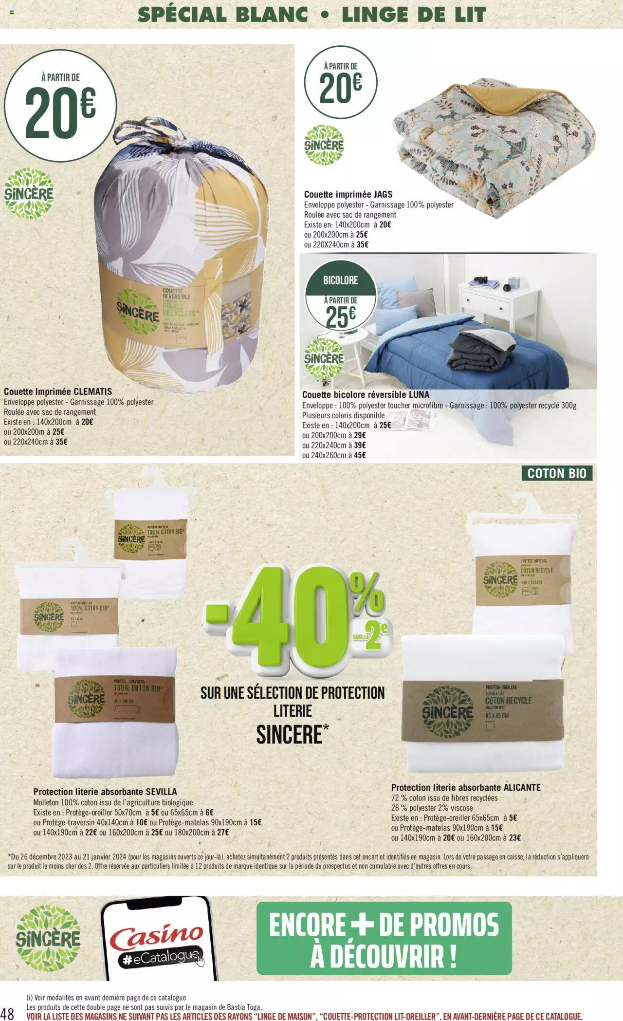 Catalogue Géant Casino 26 Dec – 7 Jan 2024 Page 48