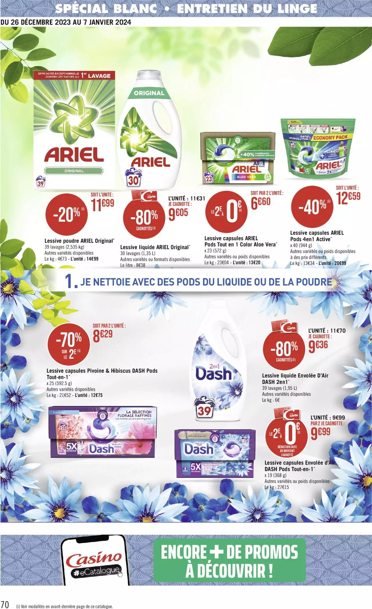 Catalogue Géant Casino 26 Dec – 7 Jan 2024 Page 70