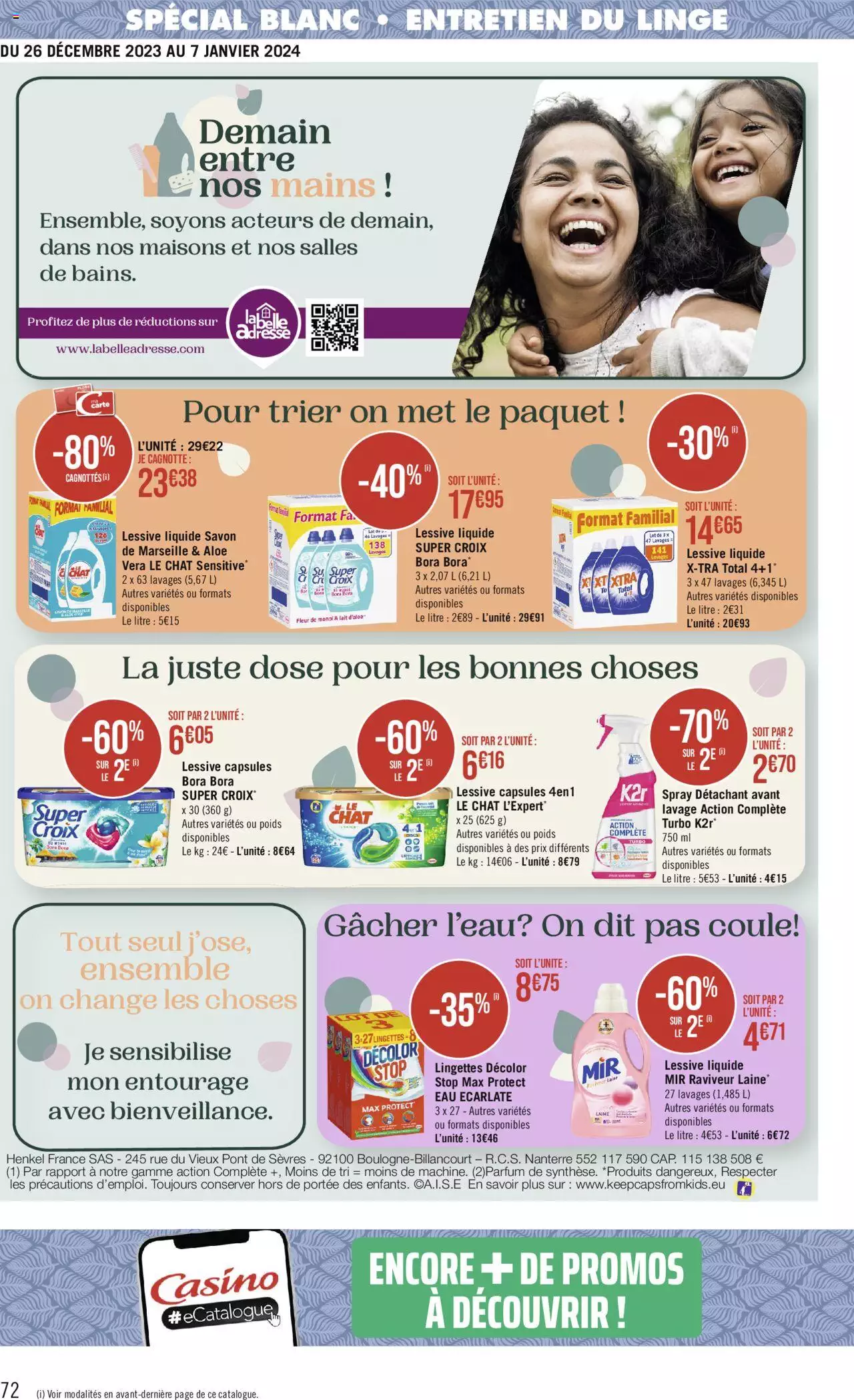 Catalogue Géant Casino 26 Dec – 7 Jan 2024 Page 72