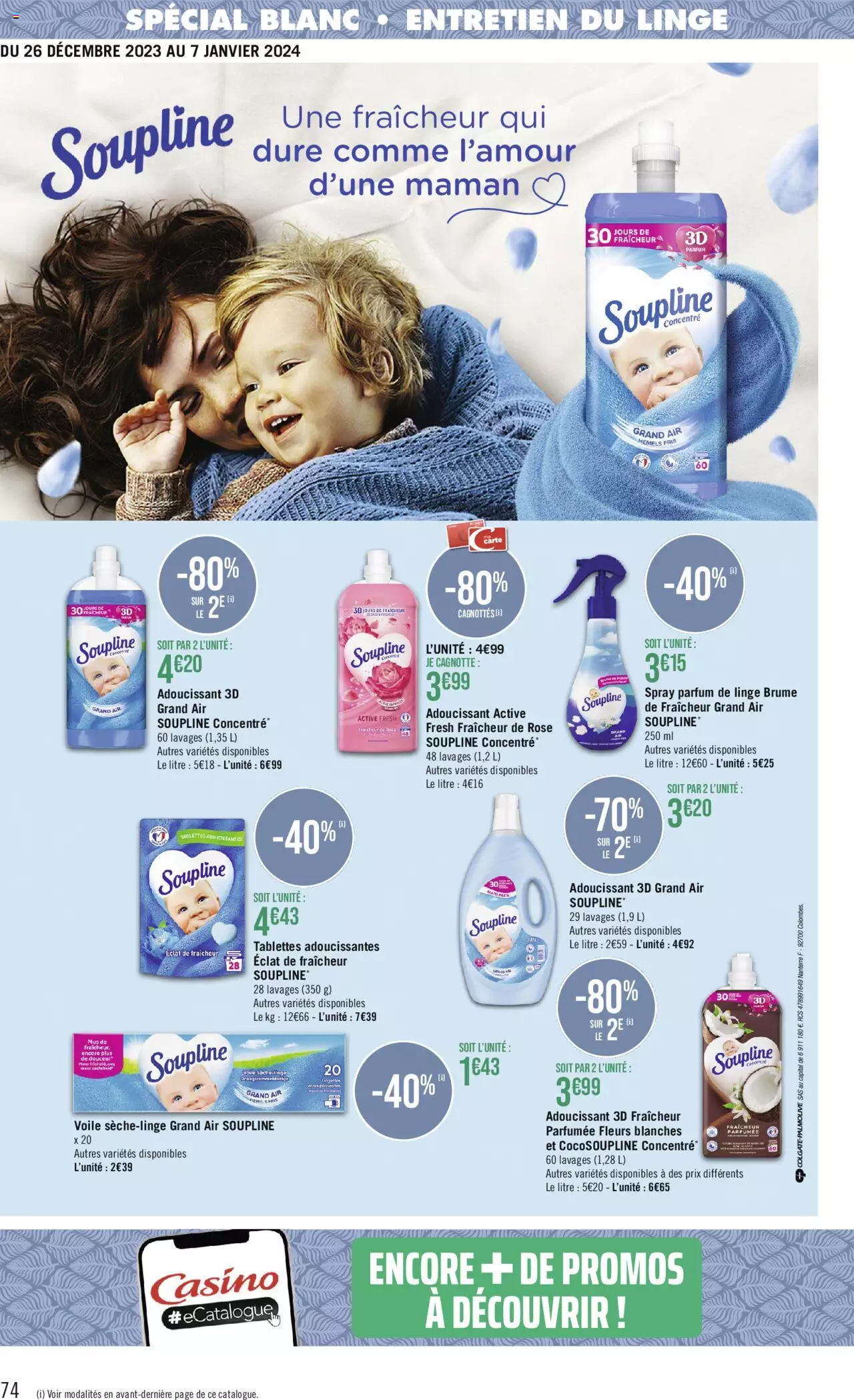 Catalogue Géant Casino 26 Dec – 7 Jan 2024 Page 74