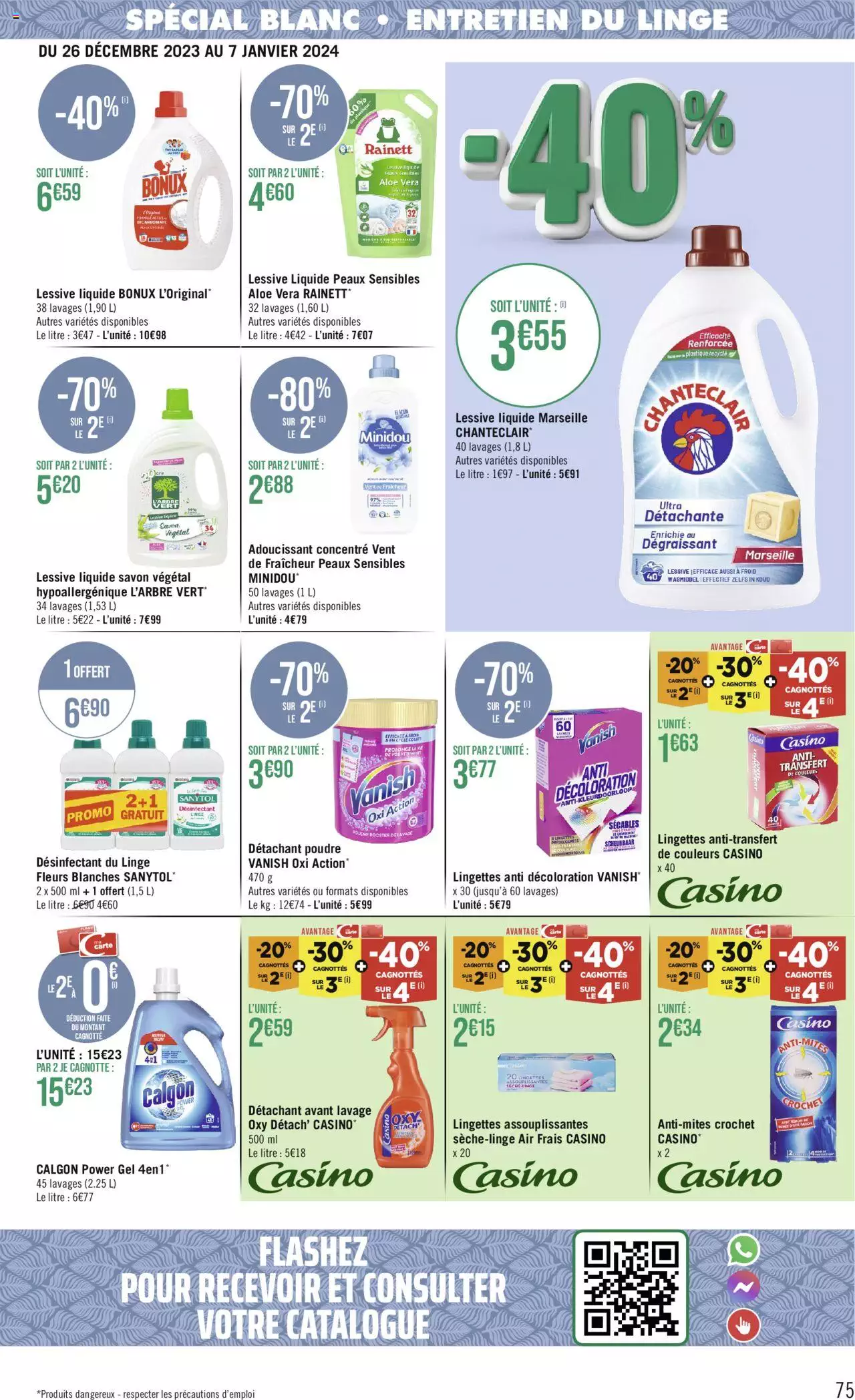 Catalogue Géant Casino 26 Dec – 7 Jan 2024 Page 75