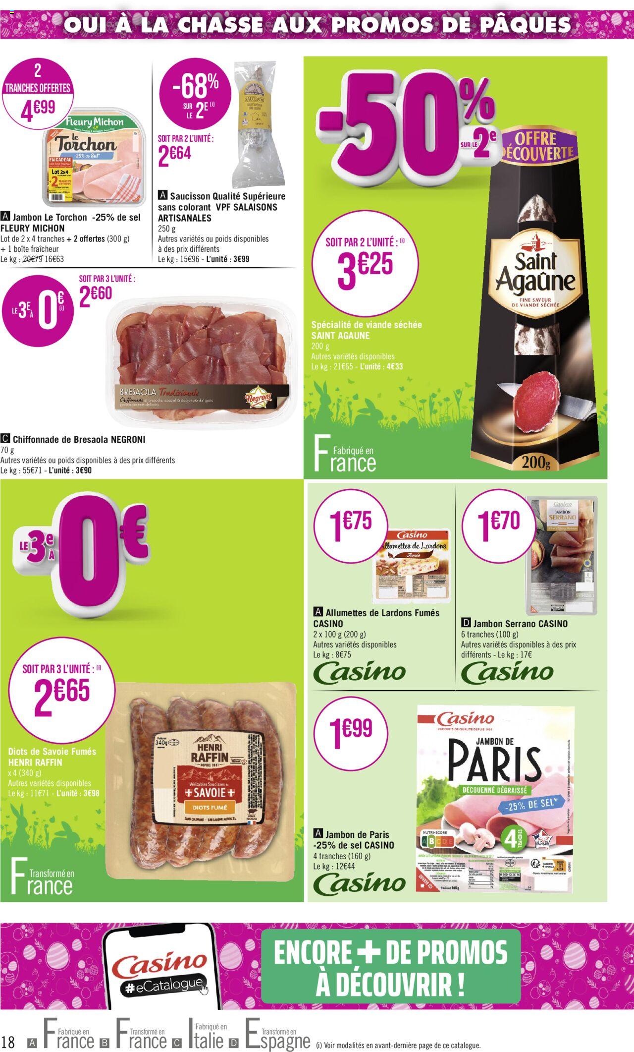 Catalogue Géant Casino 26 Mar – 7 Avr 2024 Page 18