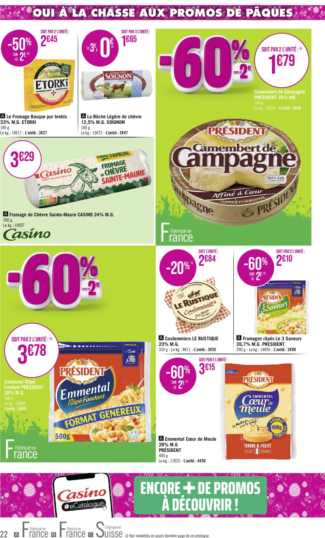 Catalogue Géant Casino 26 Mar – 7 Avr 2024 Page 22