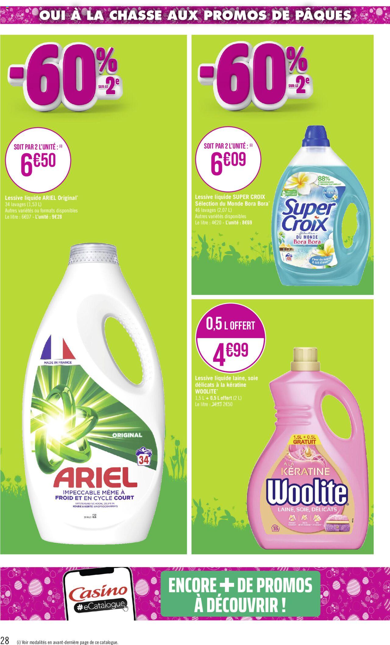 Catalogue Géant Casino 26 Mar – 7 Avr 2024 Page 28