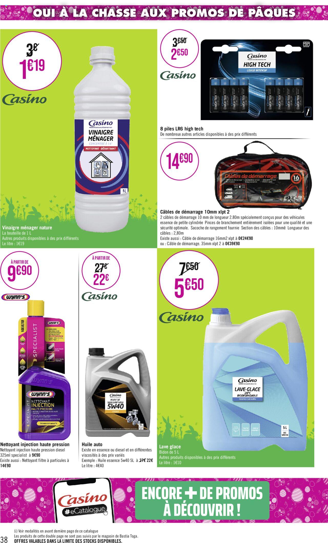 Catalogue Géant Casino 26 Mar – 7 Avr 2024 Page 38