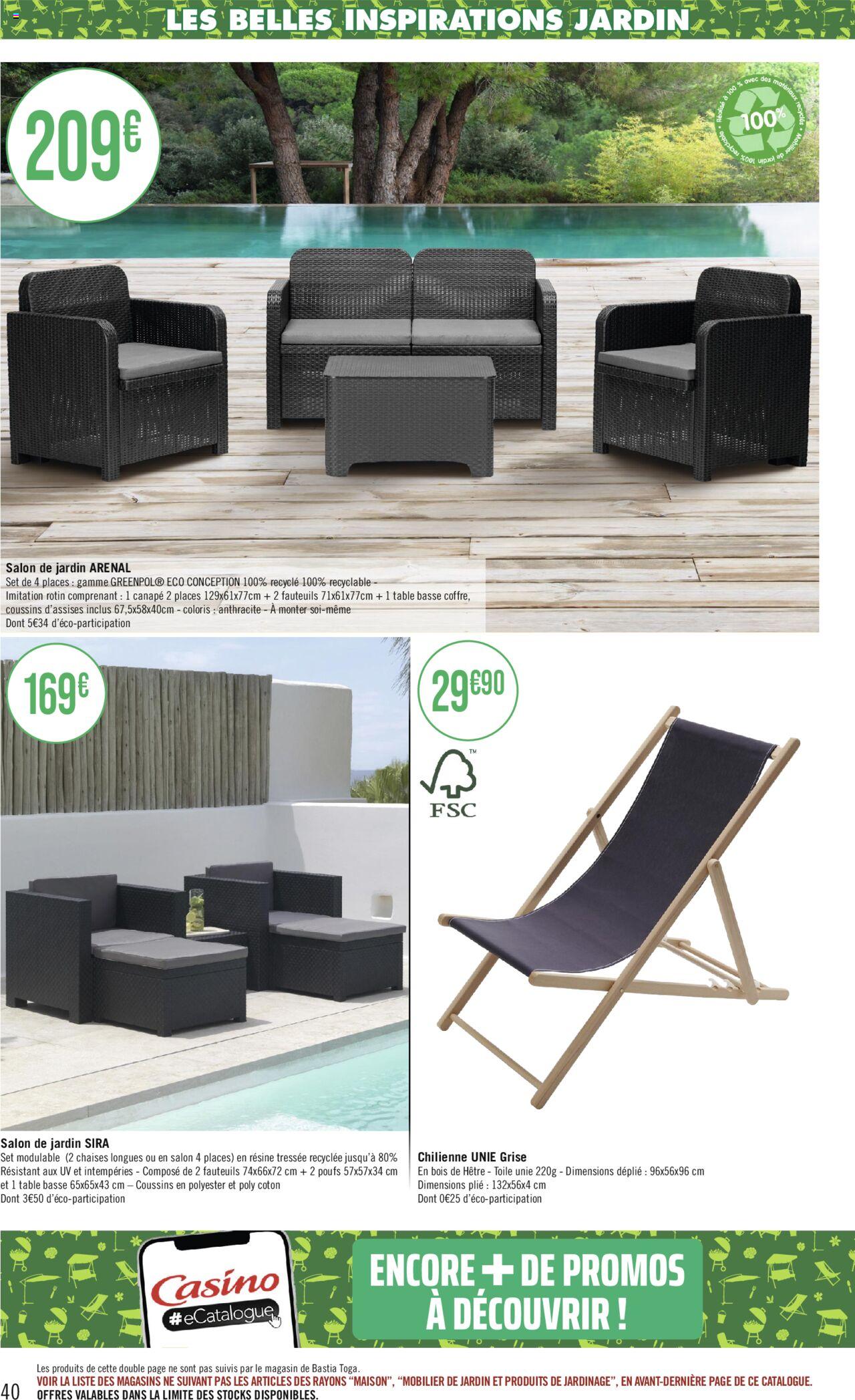 Catalogue Géant Casino 26 Mar – 7 Avr 2024 Page 40