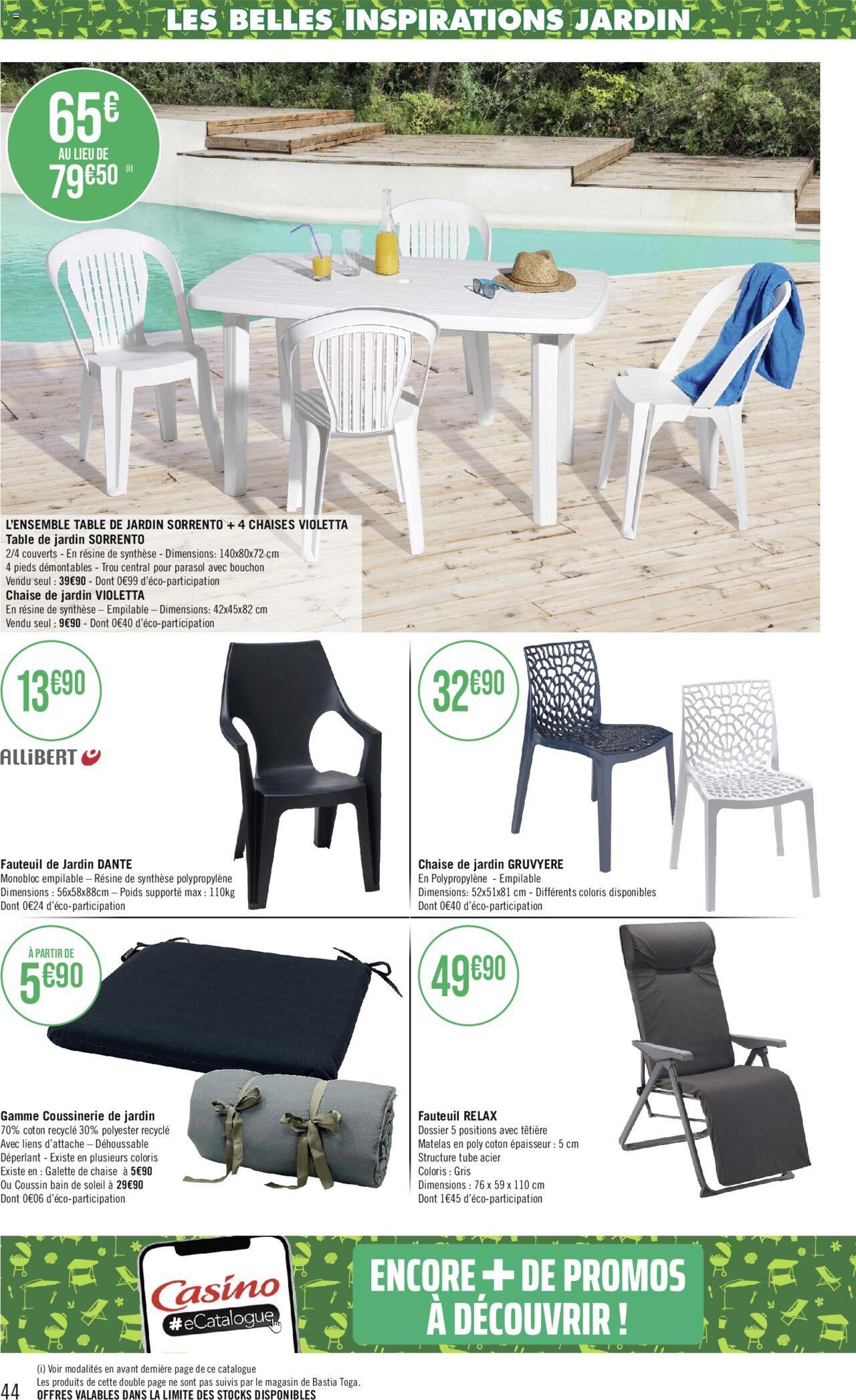 Catalogue Géant Casino 26 Mar – 7 Avr 2024 Page 44