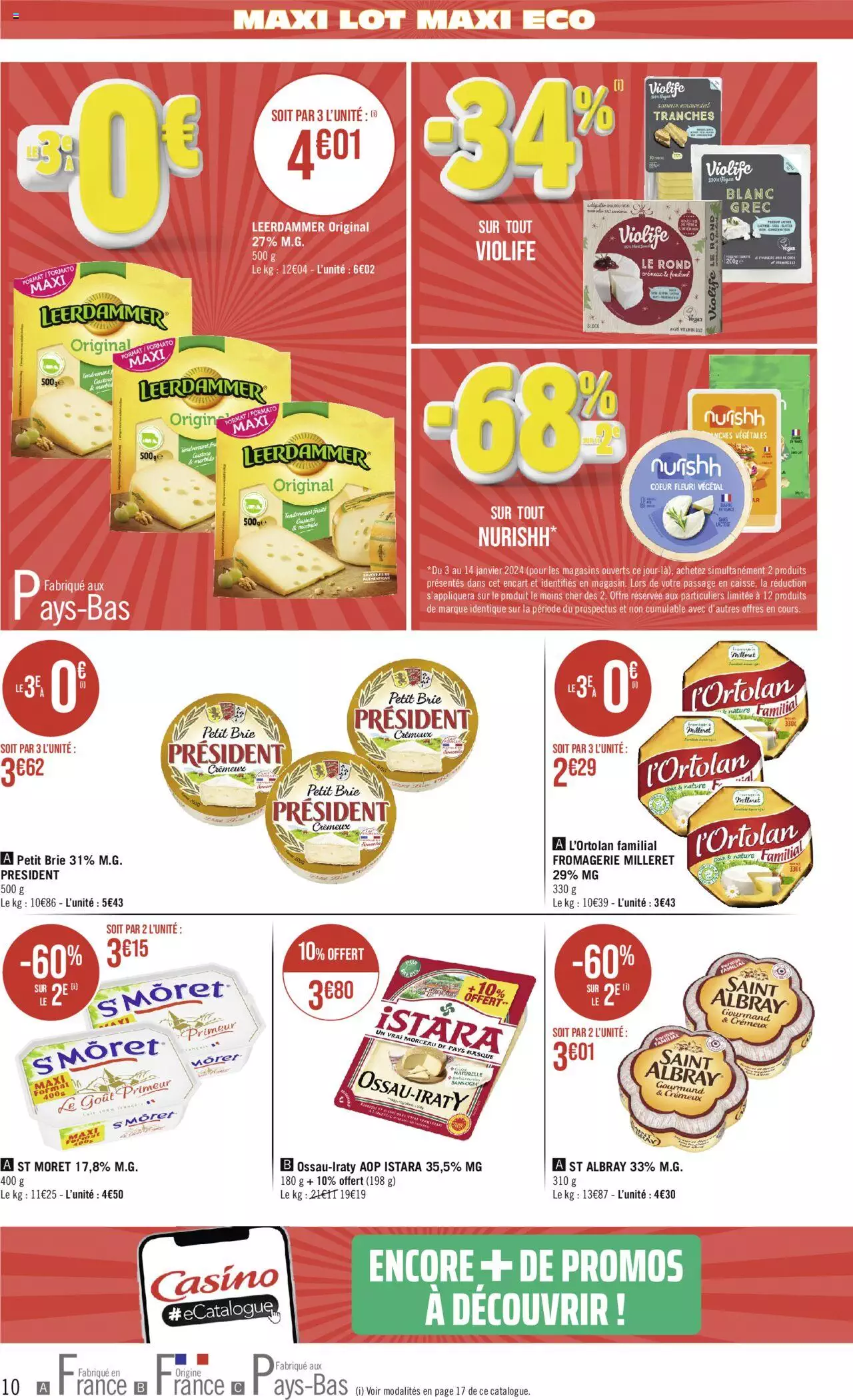 Catalogue Géant Casino 3 – 14 Janvier 2024 Page 10