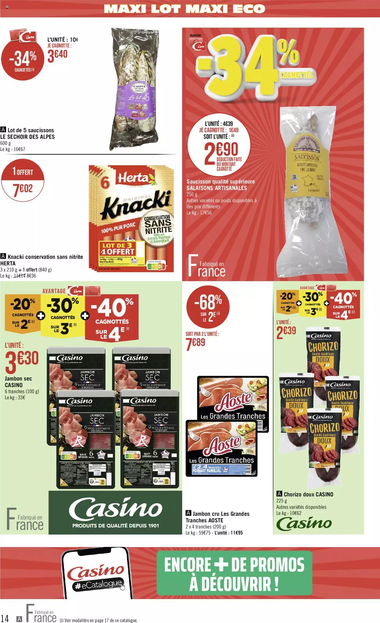Catalogue Géant Casino 3 – 14 Janvier 2024 Page 14