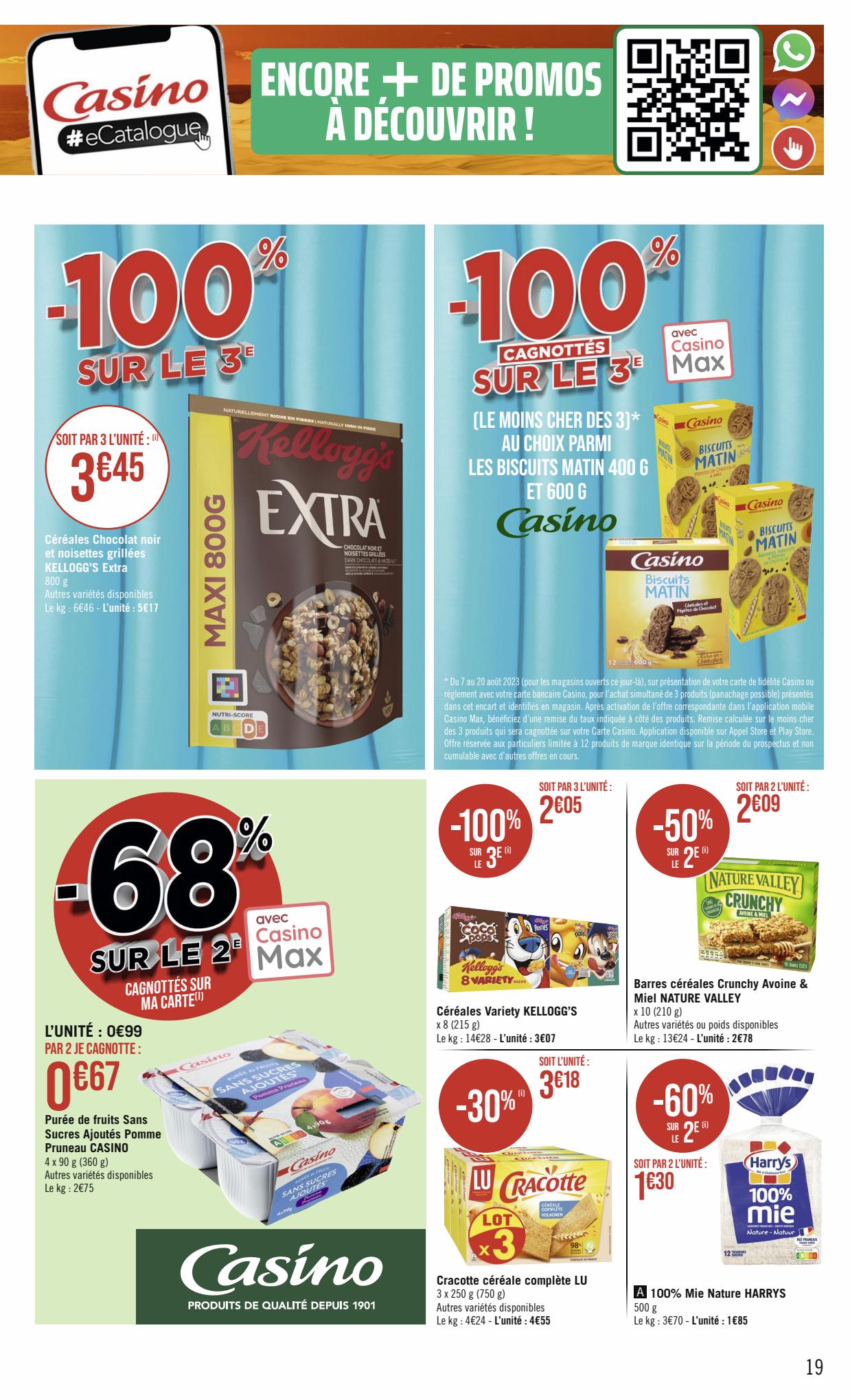 Catalogue Géant Casino 6 – 20 Août 2023 Page 19