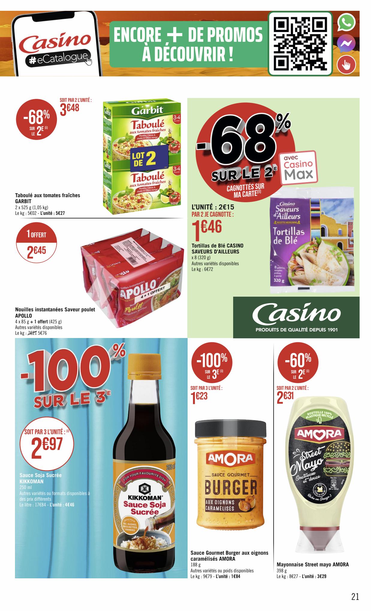 Catalogue Géant Casino 6 – 20 Août 2023 Page 21