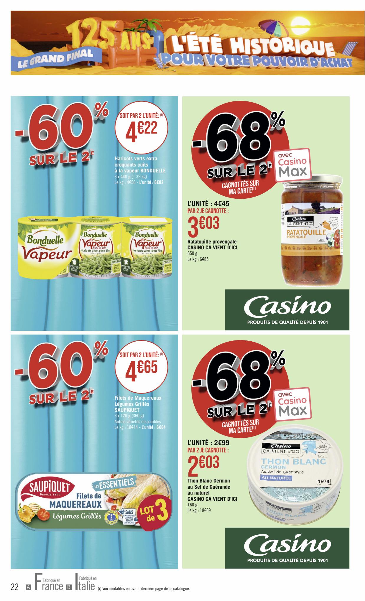 Catalogue Géant Casino 6 – 20 Août 2023 Page 22