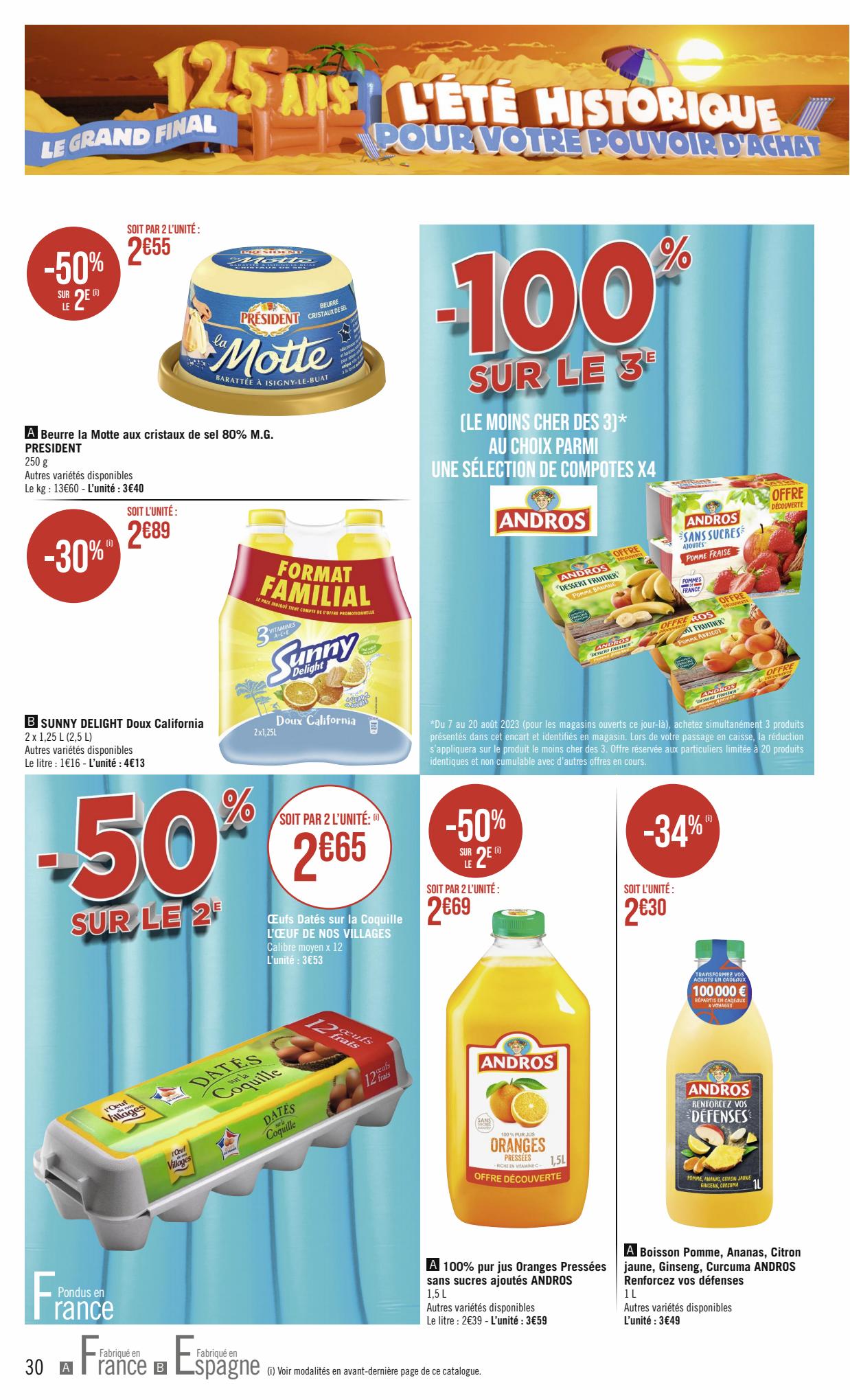 Catalogue Géant Casino 6 – 20 Août 2023 Page 30