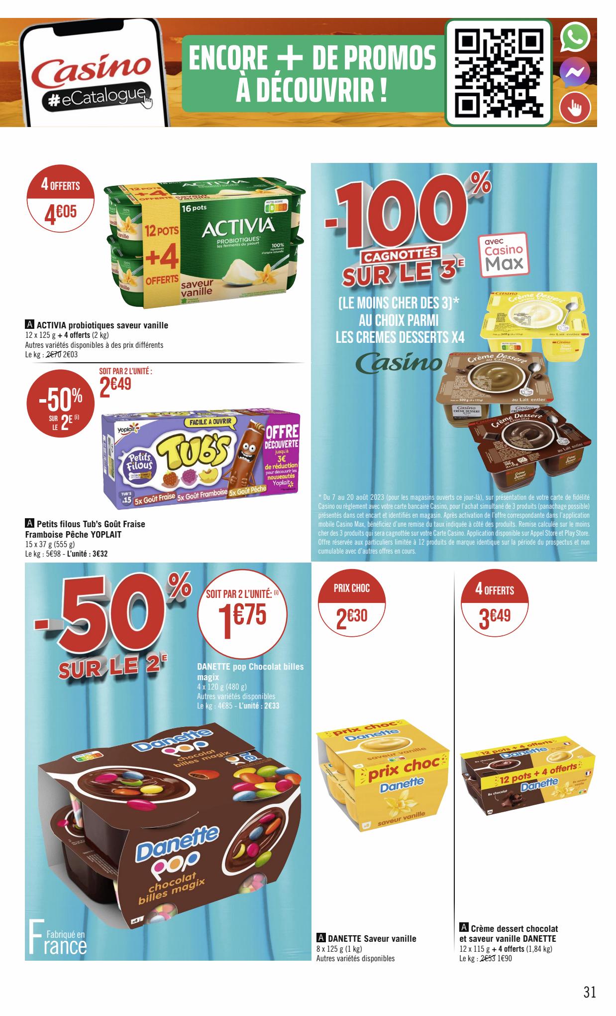 Catalogue Géant Casino 6 – 20 Août 2023 Page 31