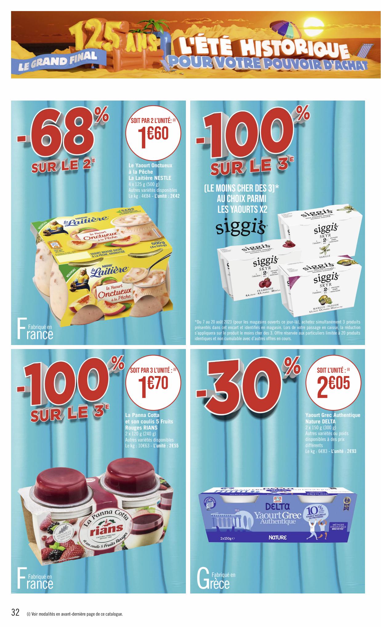 Catalogue Géant Casino 6 – 20 Août 2023 Page 32