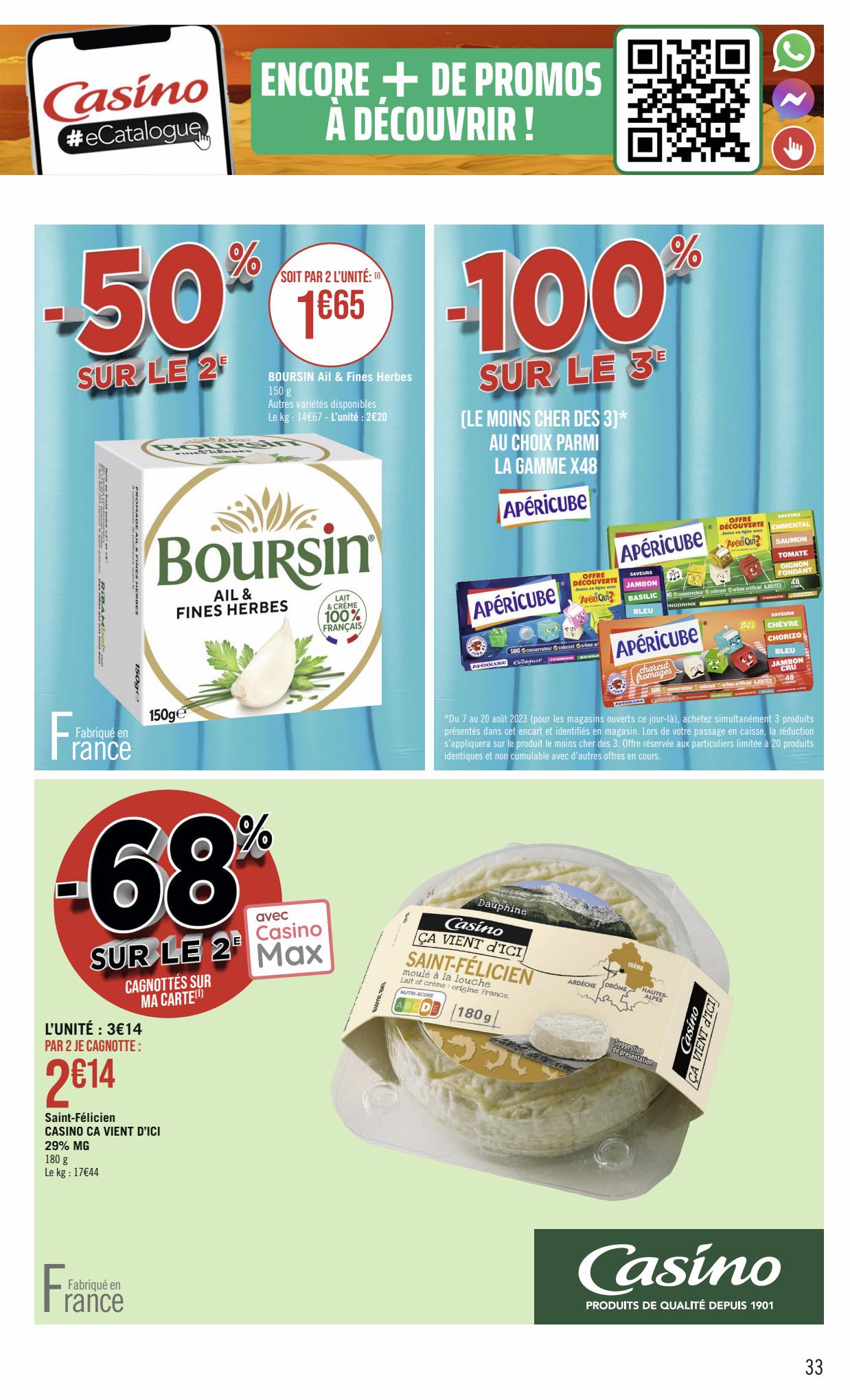 Catalogue Géant Casino 6 – 20 Août 2023 Page 33