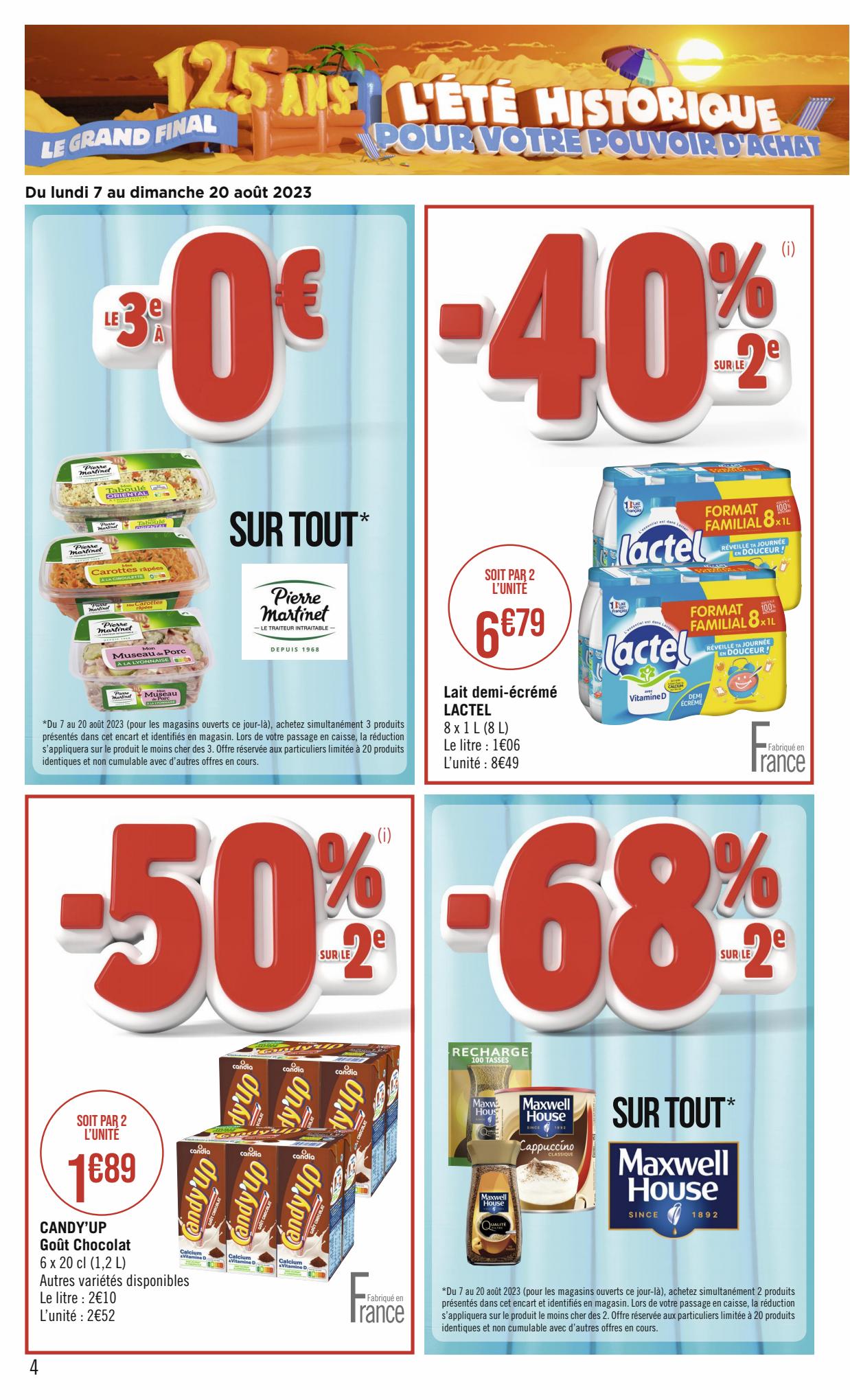 Catalogue Géant Casino 6 – 20 Août 2023 Page 4