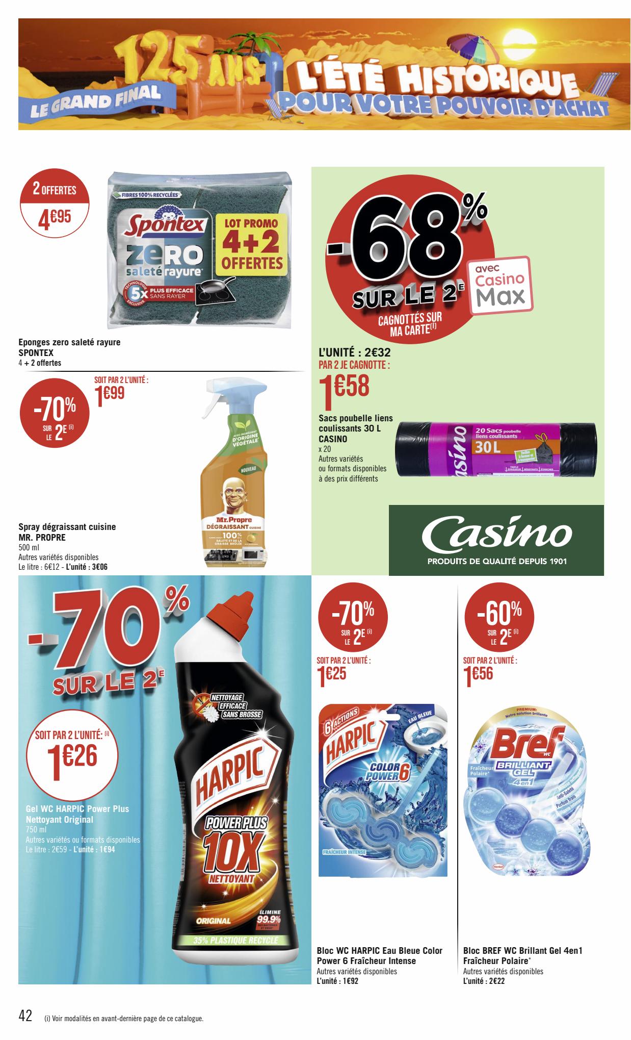 Catalogue Géant Casino 6 – 20 Août 2023 Page 42