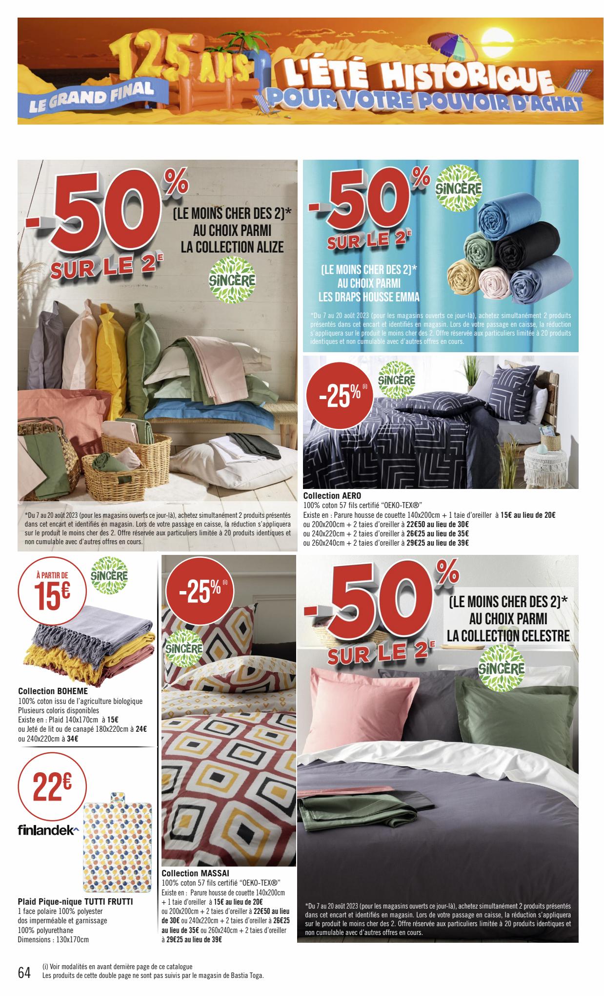 Catalogue Géant Casino 6 – 20 Août 2023 Page 64