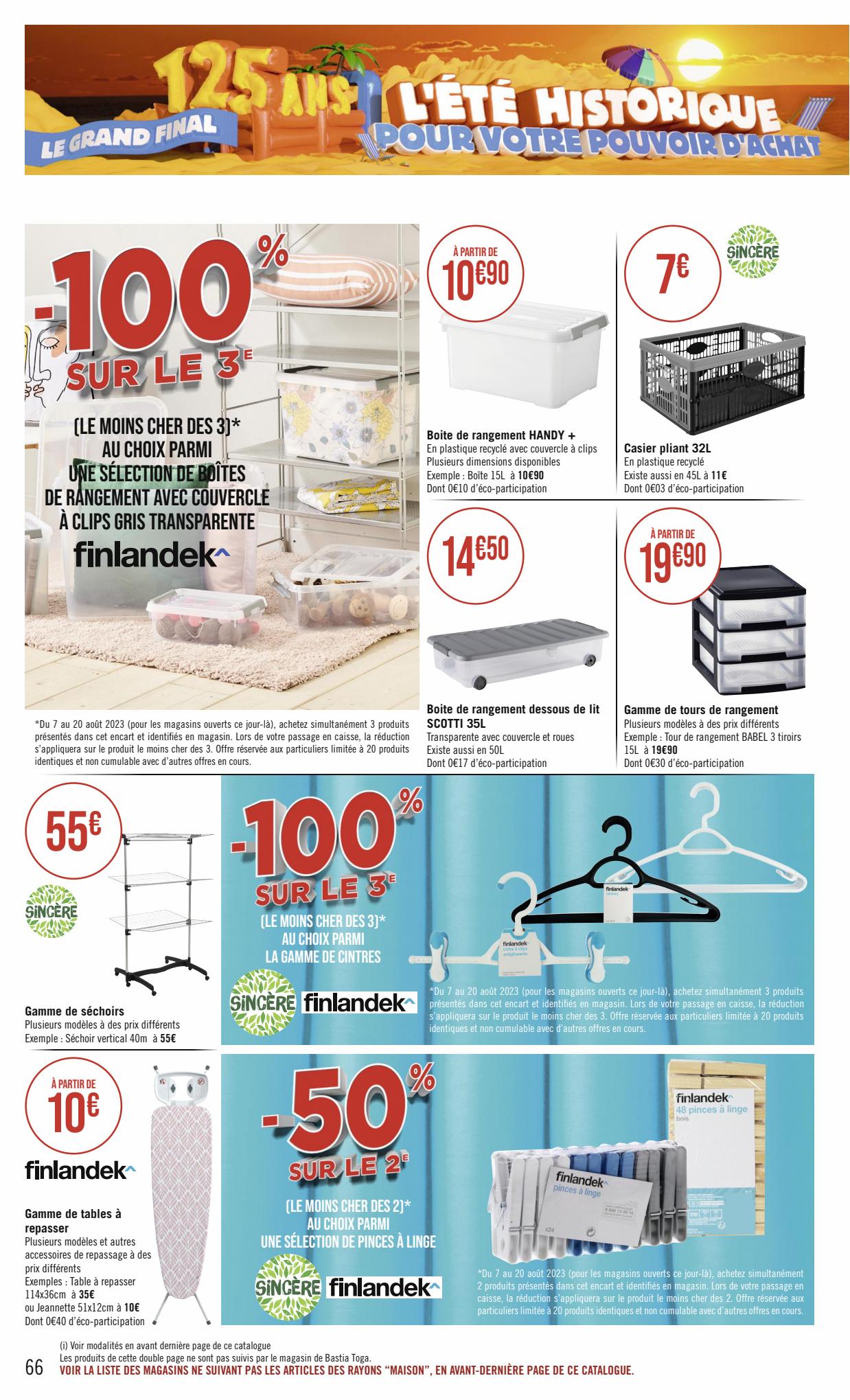 Catalogue Géant Casino 6 – 20 Août 2023 Page 66