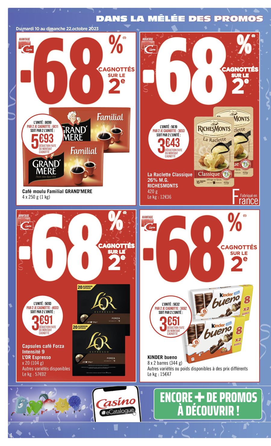Catalogue Géant Casino 9 – 22 Octobre 2023 Page 4