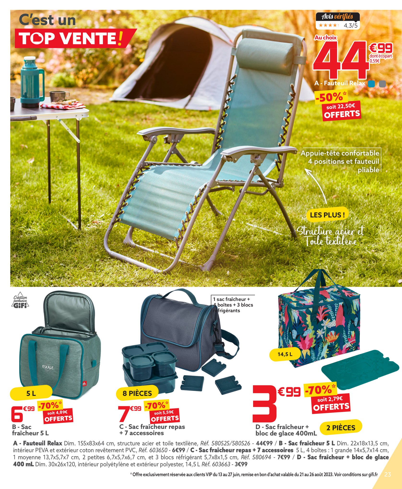 Catalogue GiFi 13 – 26 Juin 2023 Page 23