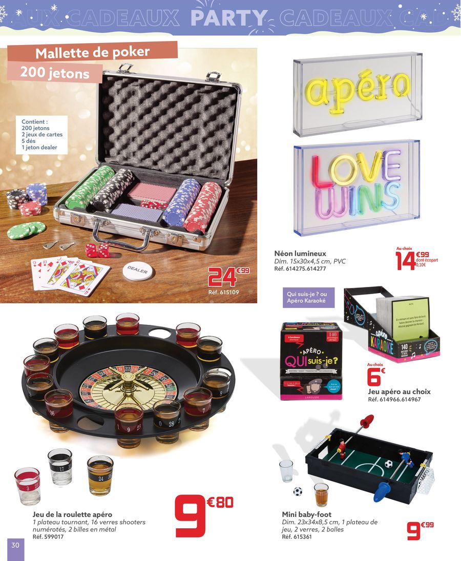 Catalogue GiFi 14 Novembre – 23 Décembre 2023 Page 30